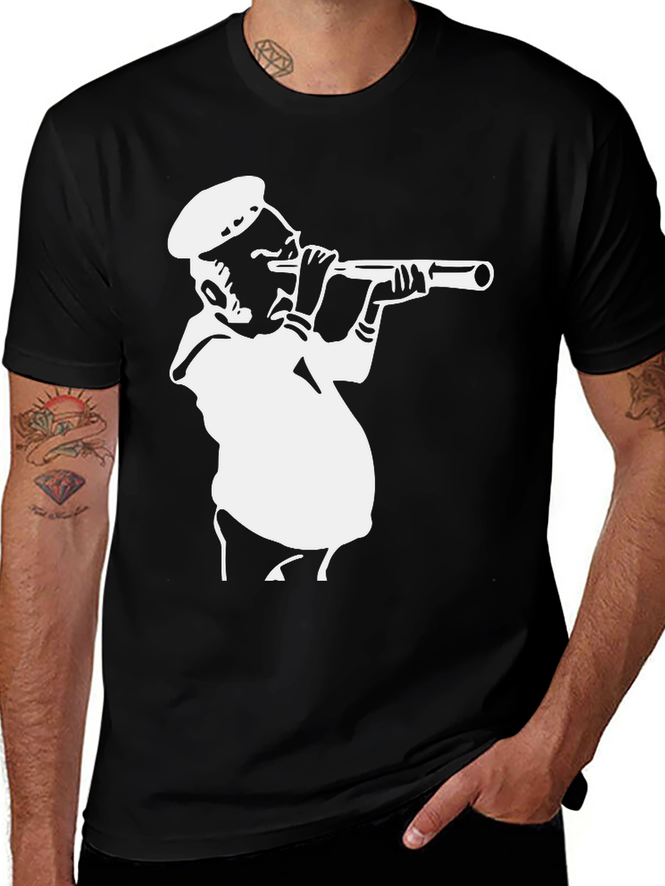 Variant 5 of Nautical Sailor T-Shirt - Unique Graphic Tee