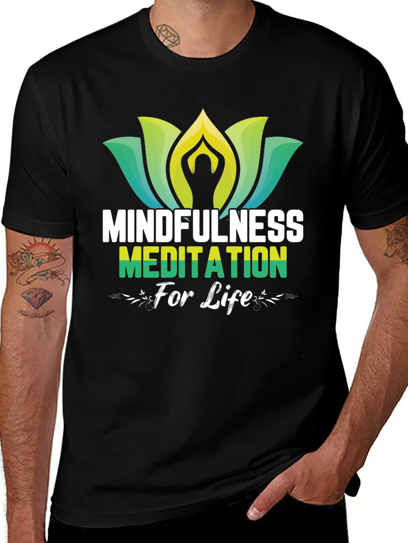 Variant 28 of Mindfulness Meditation For Life T-Shirt
