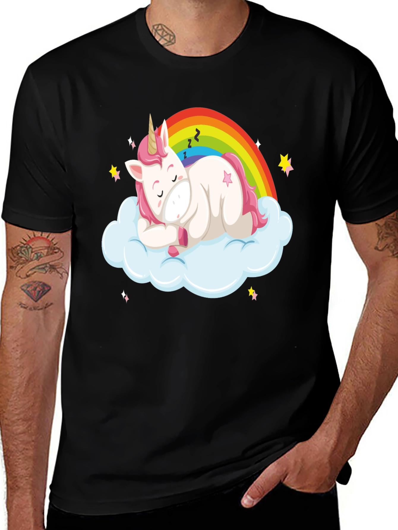 Variant 22 of Unicorn Rainbow Nap T-Shirt - Cute & Comfy