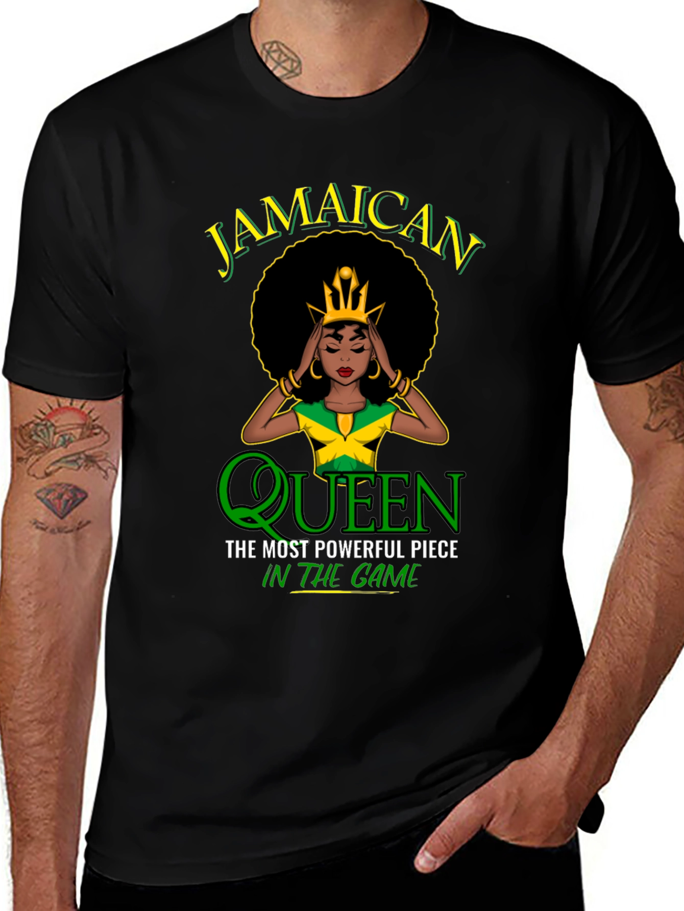 Jamaican Queen T-Shirt - The Most Powerful Piece