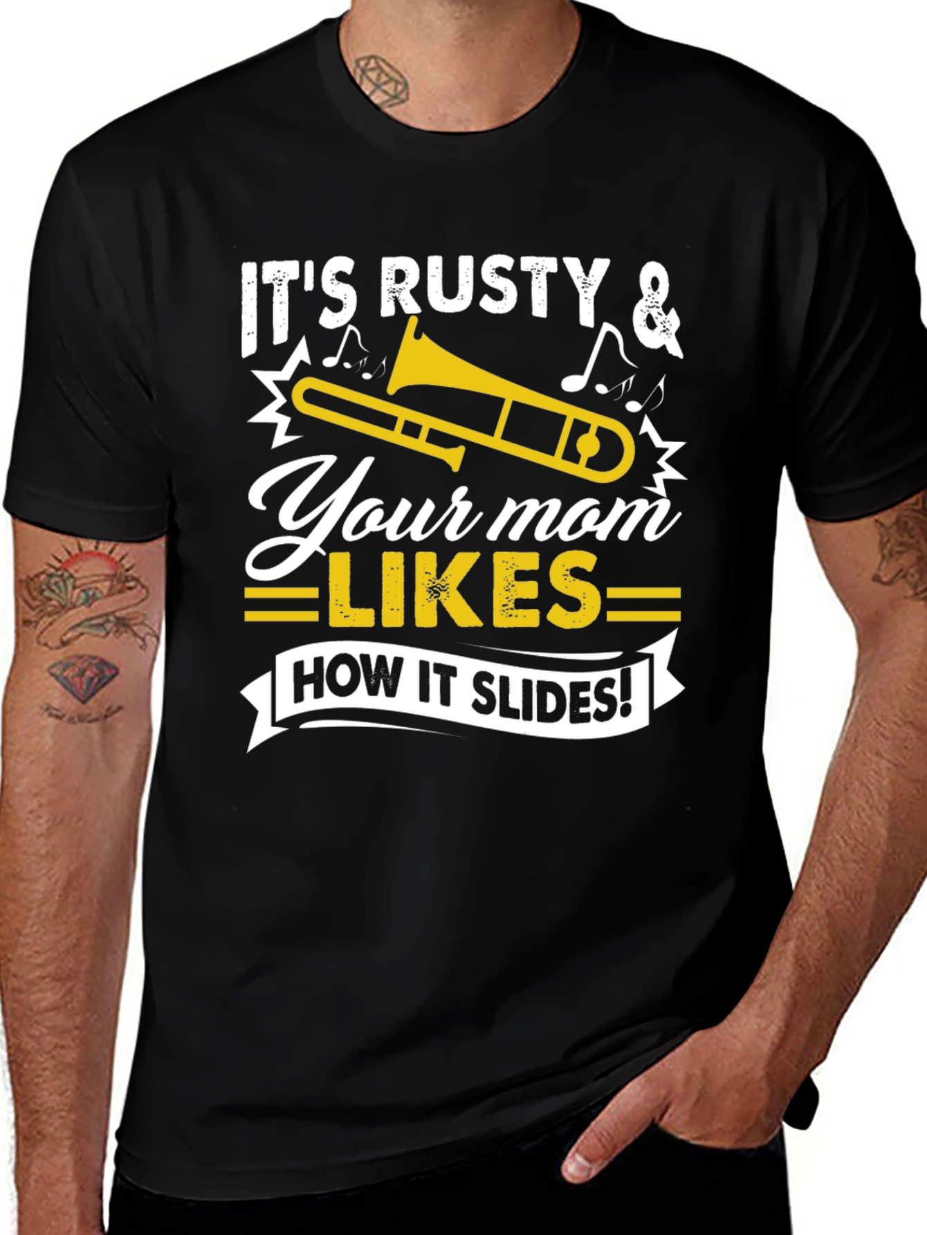 Variant 2 of It's Rusty and Your Mom Likes How it Slides T-Shirt