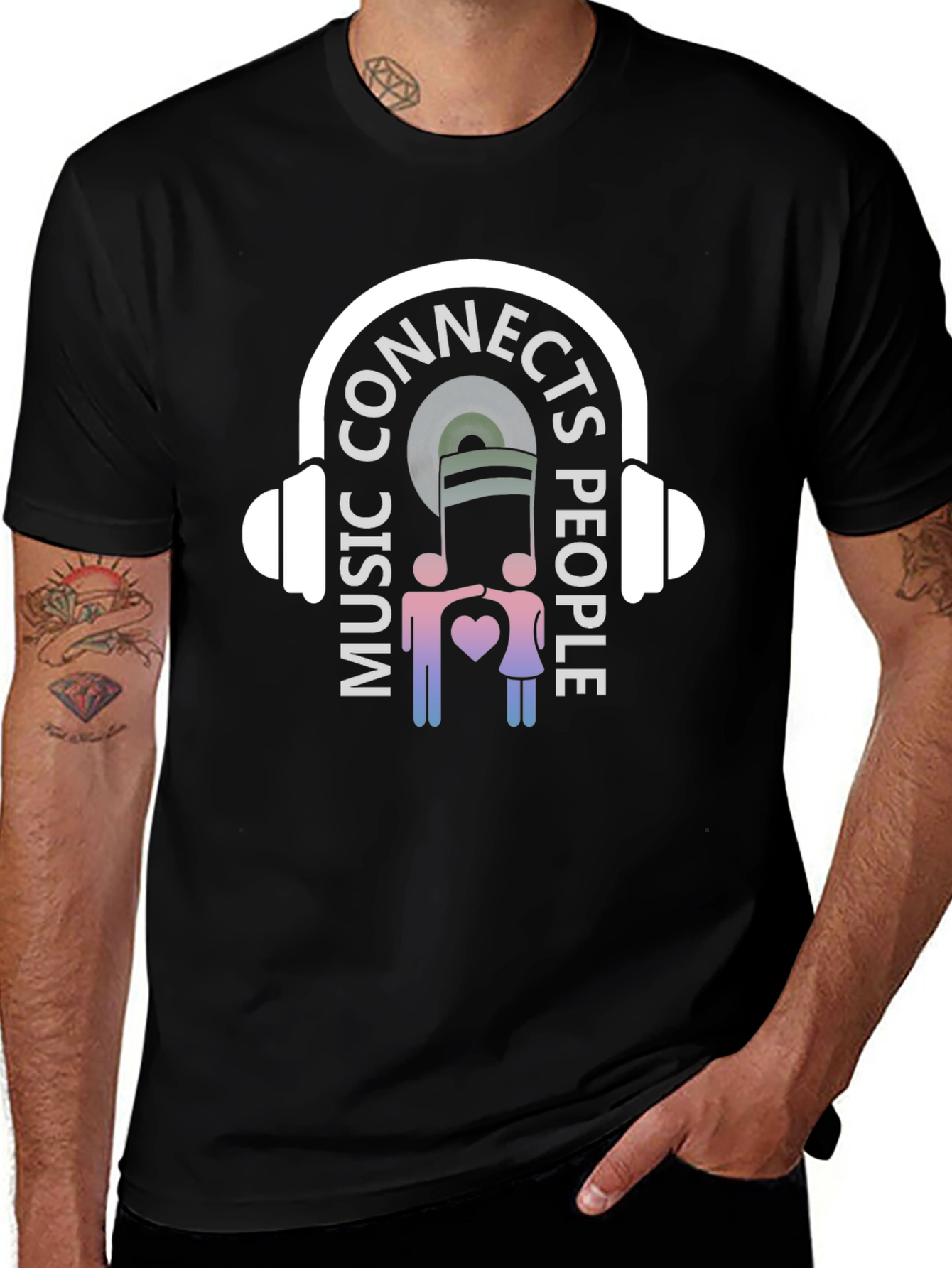 Variant 25 of Music Connects People T-Shirt