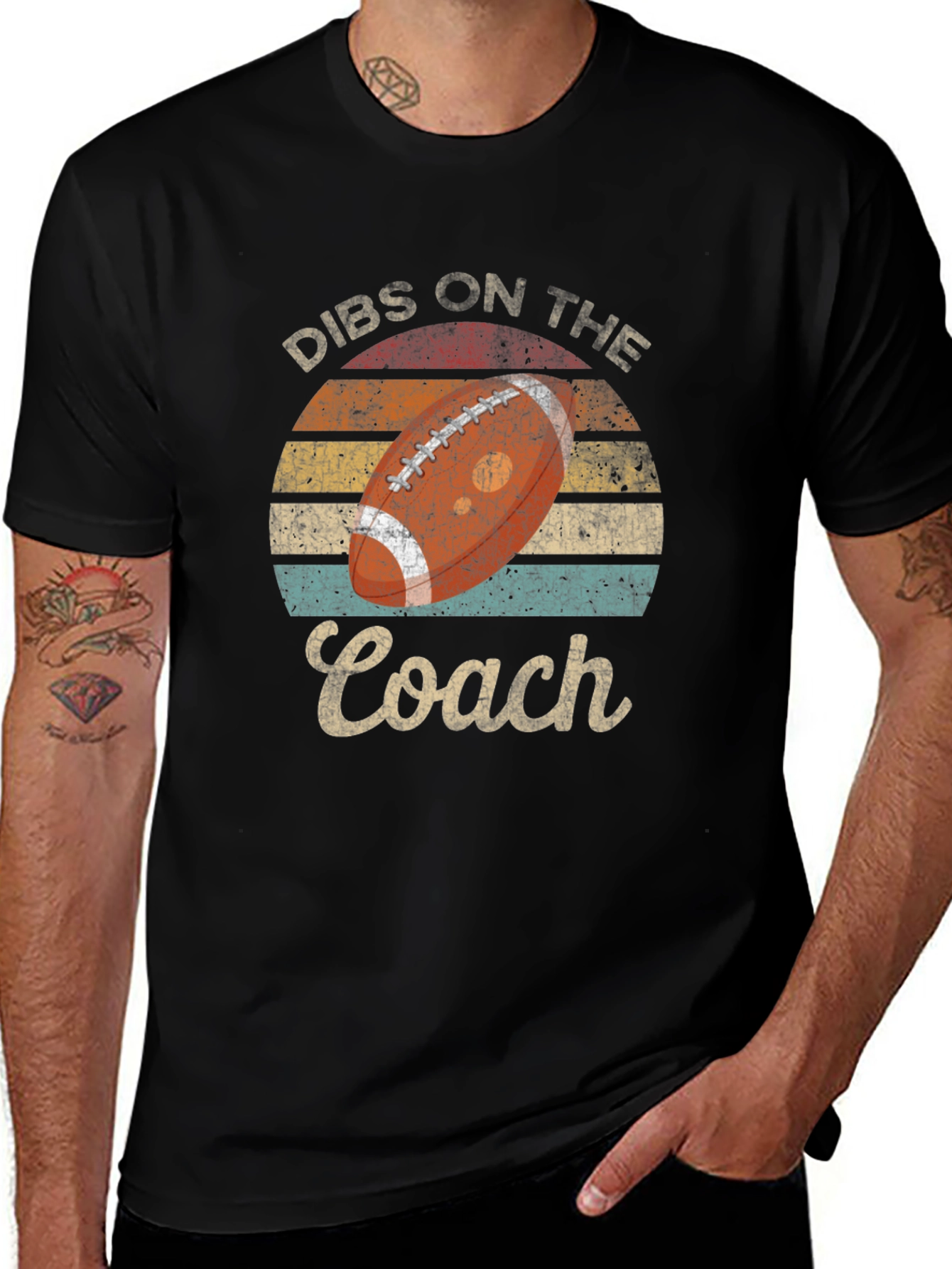 Variant 15 of Dibs on the Coach Football T-Shirt
