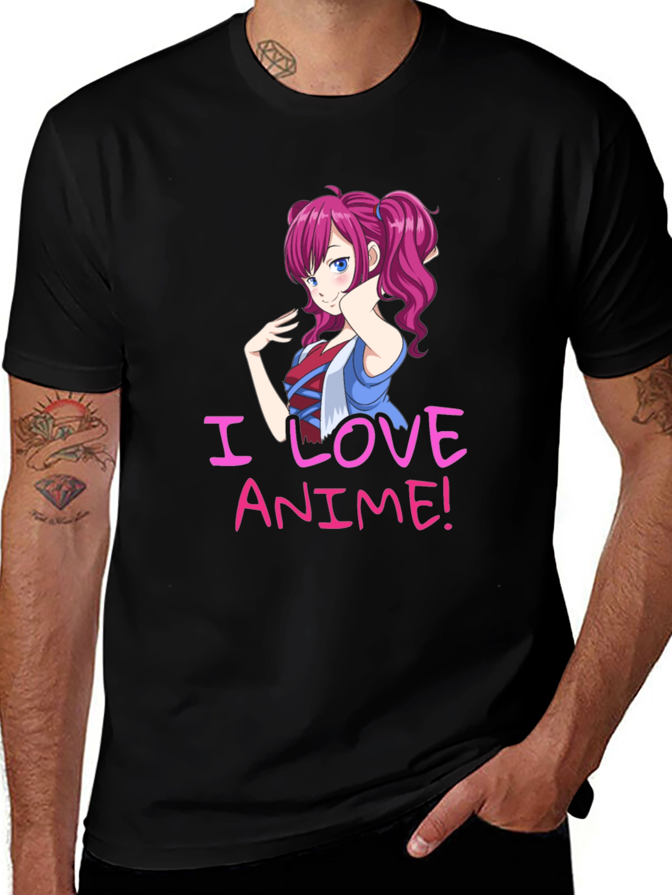 Variant 30 of I Love Anime! Graphic T-Shirt