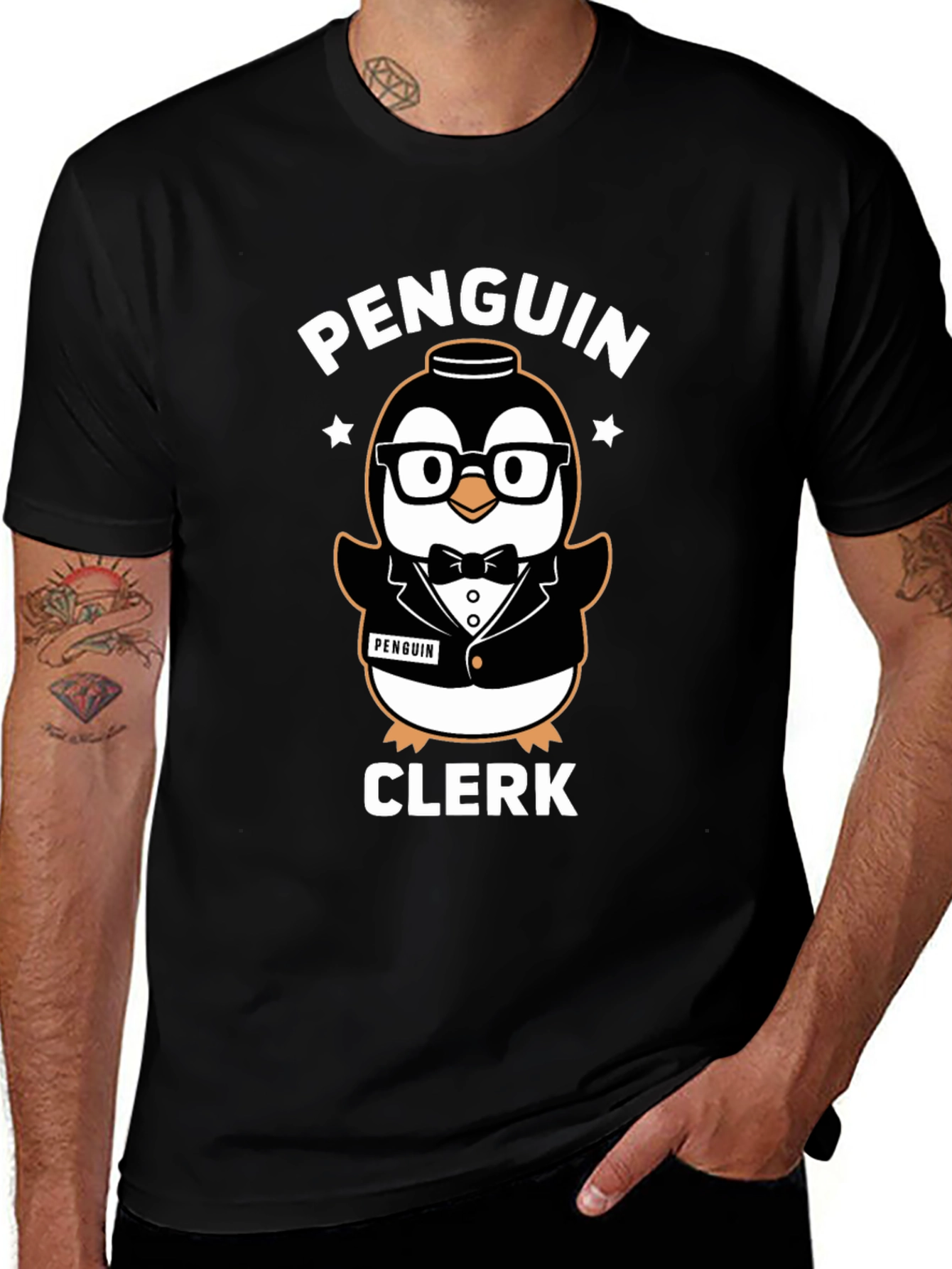 Variant 20 of Penguin Clerk T-Shirt - Cool & Funny Animal Tee