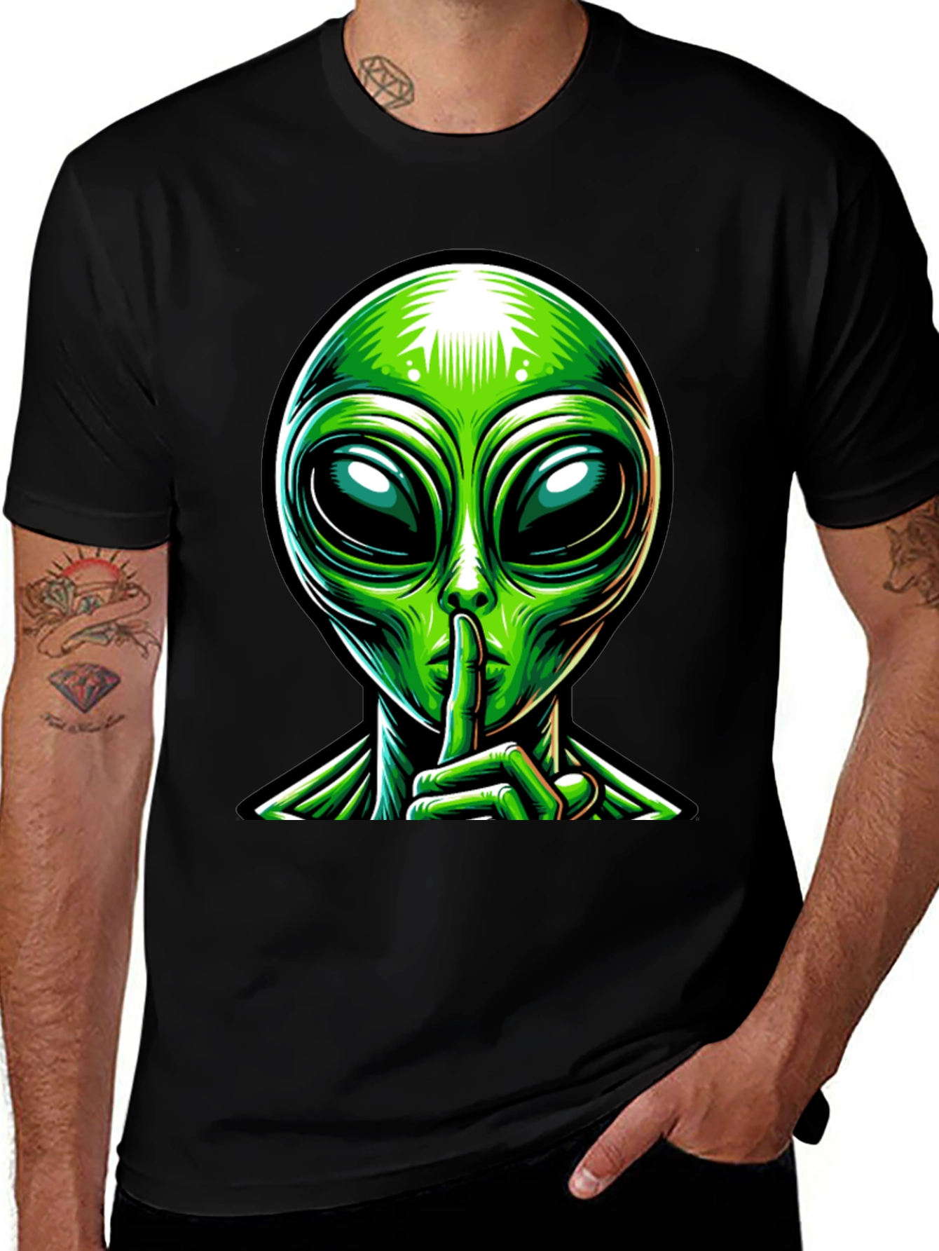 Alien Shhh T-Shirt