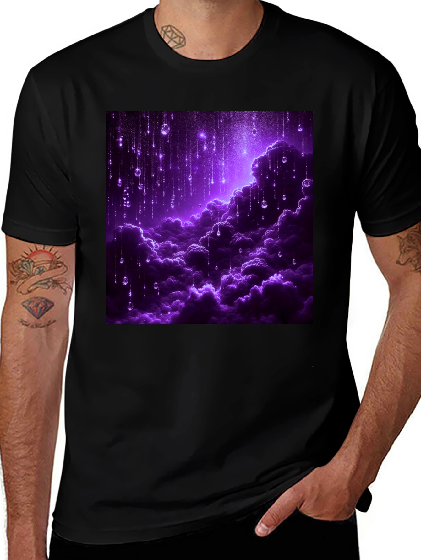 Variant 20 of Purple Cloudscape T-Shirt
