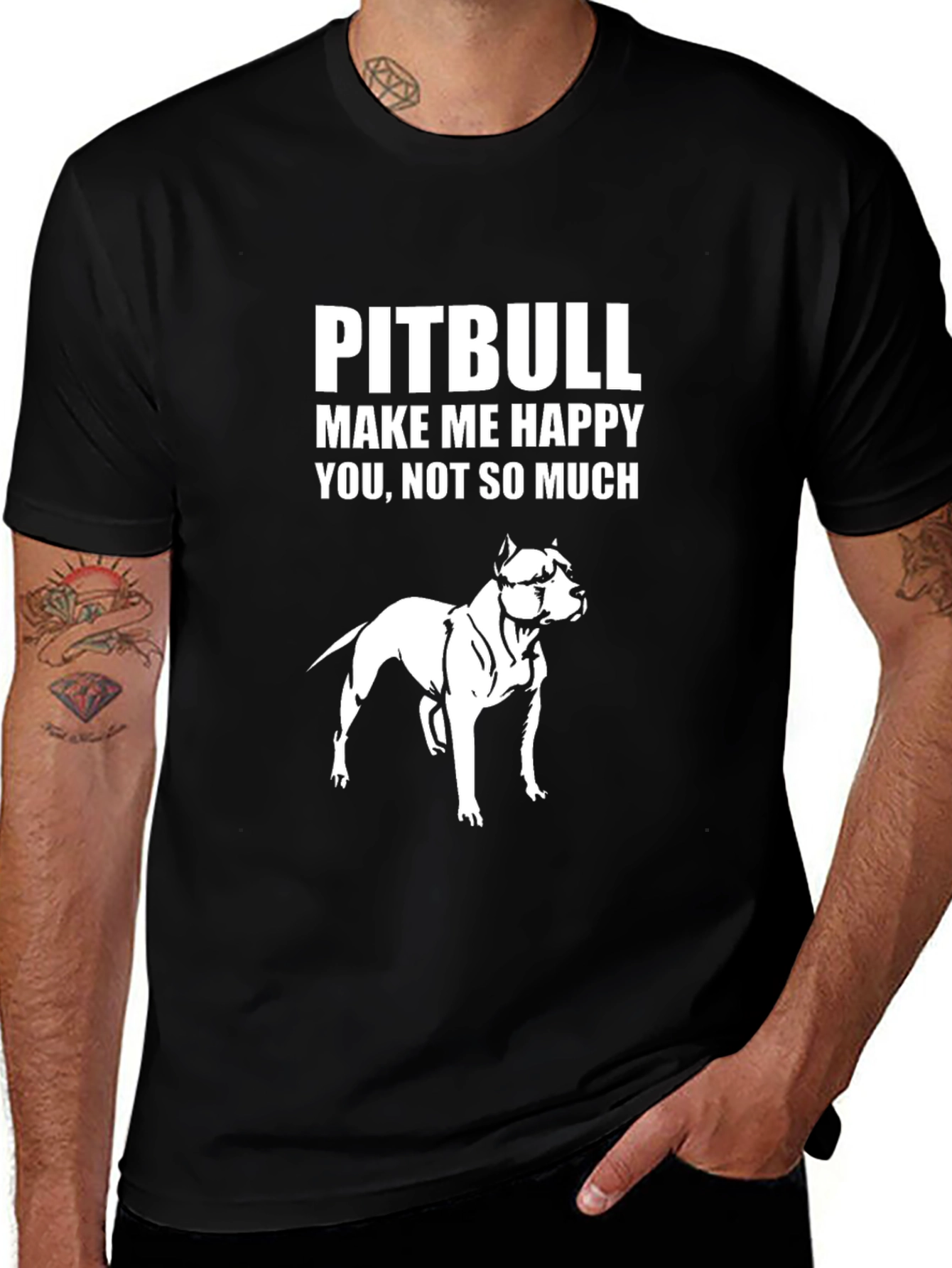 Variant 21 of Pitbull Make Me Happy T-Shirt