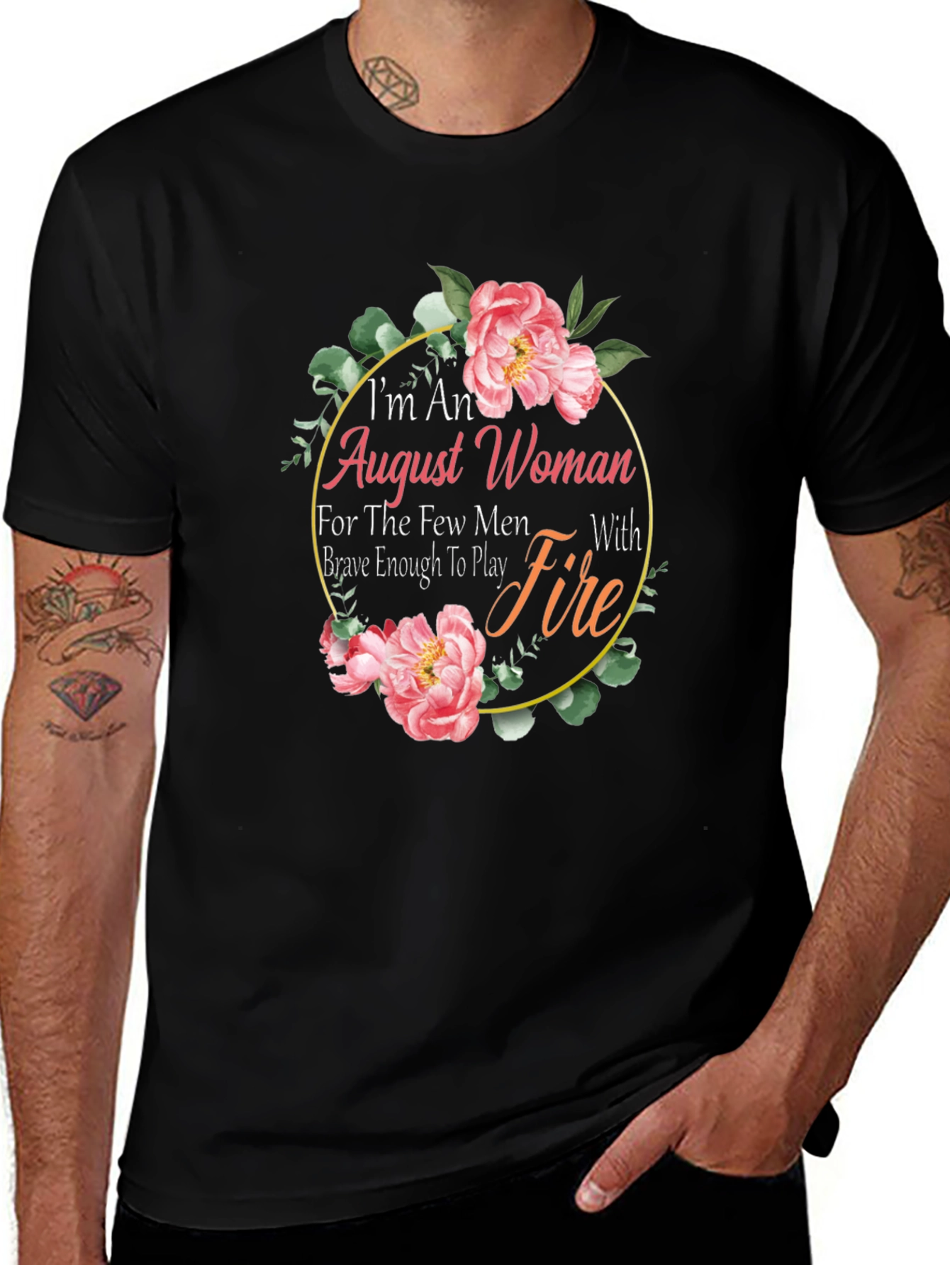 Variant 7 of August Woman Floral Graphic T-Shirt