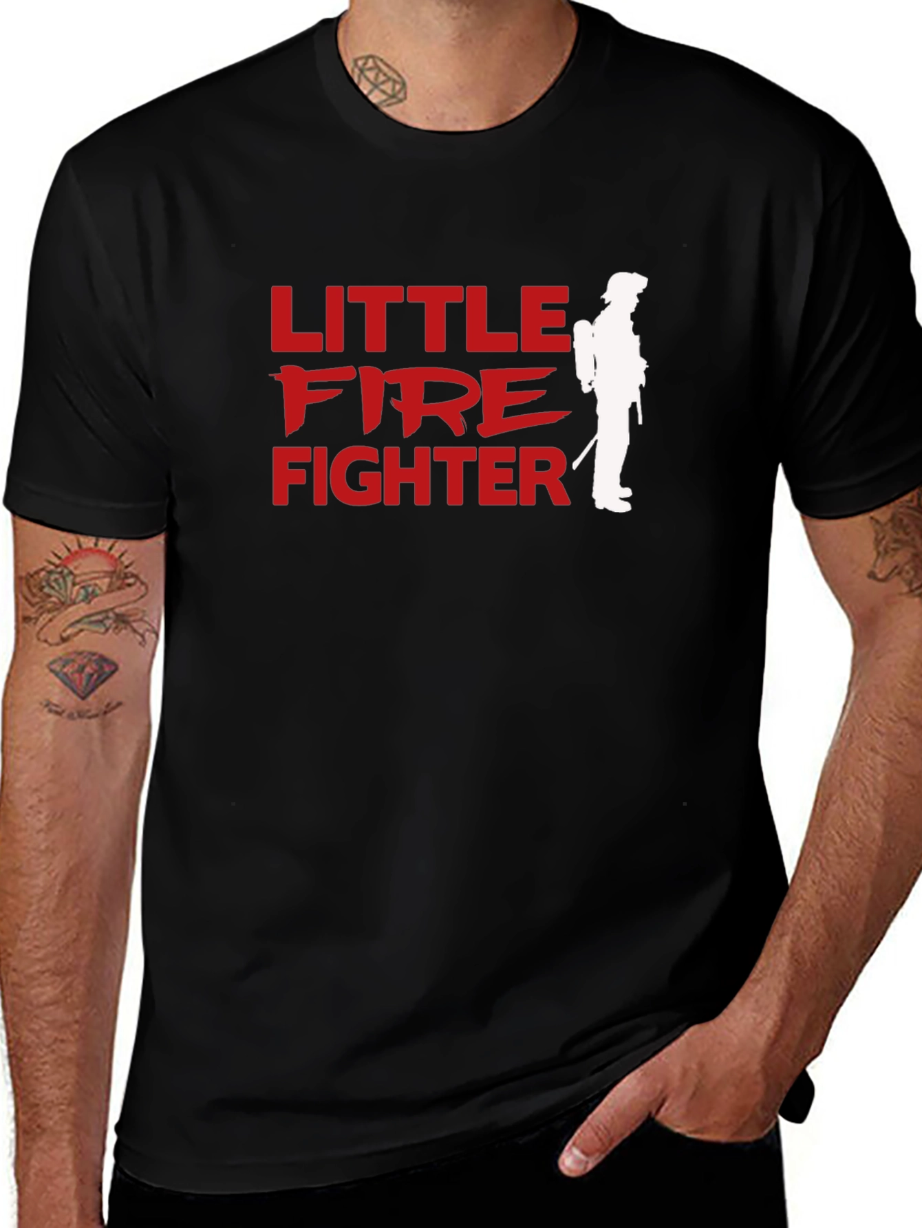 Variant 24 of Little Firefighter Graphic T-Shirt
