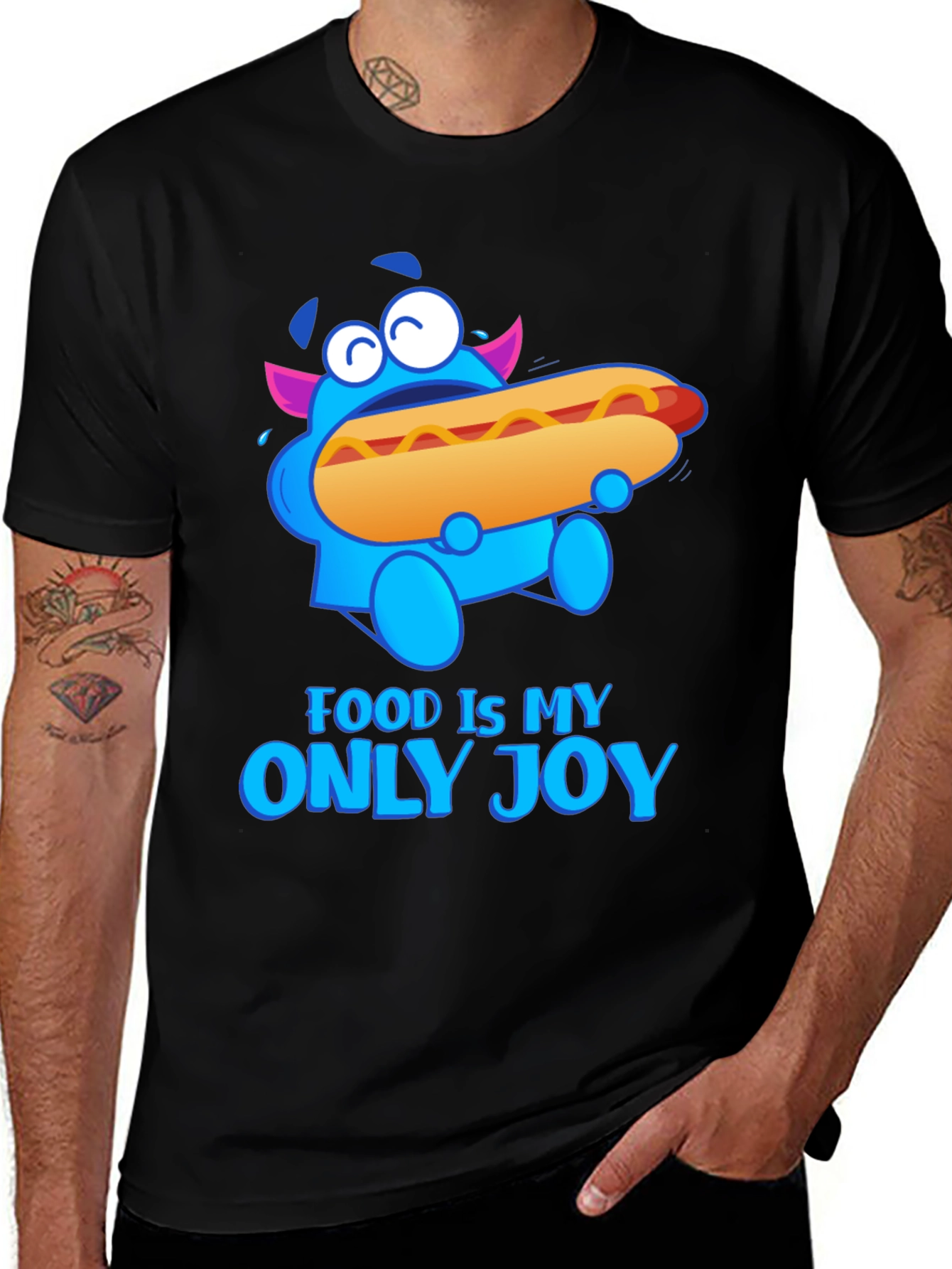 Variant 7 of Food Is My Only Joy T-Shirt
