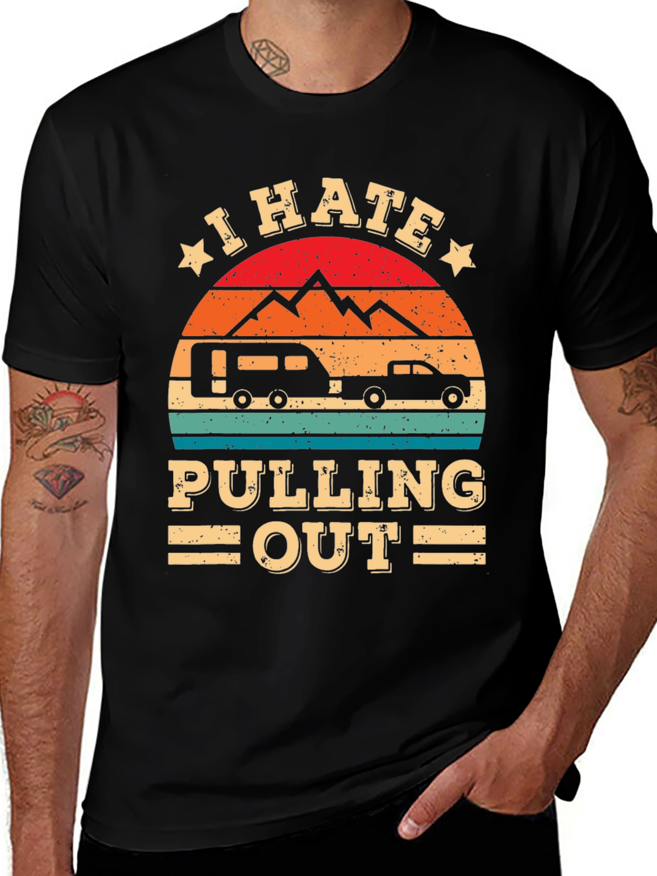 Variant 20 of I Hate Pulling Out Camping T-Shirt