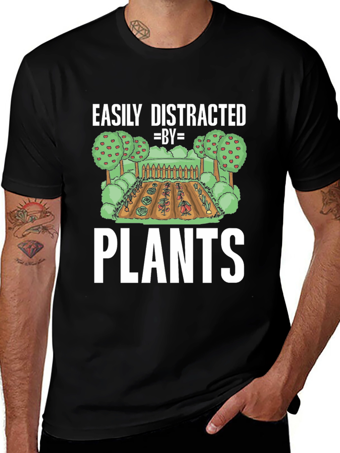 Variant 4 of Easily Distracted By Plants Graphic Tee