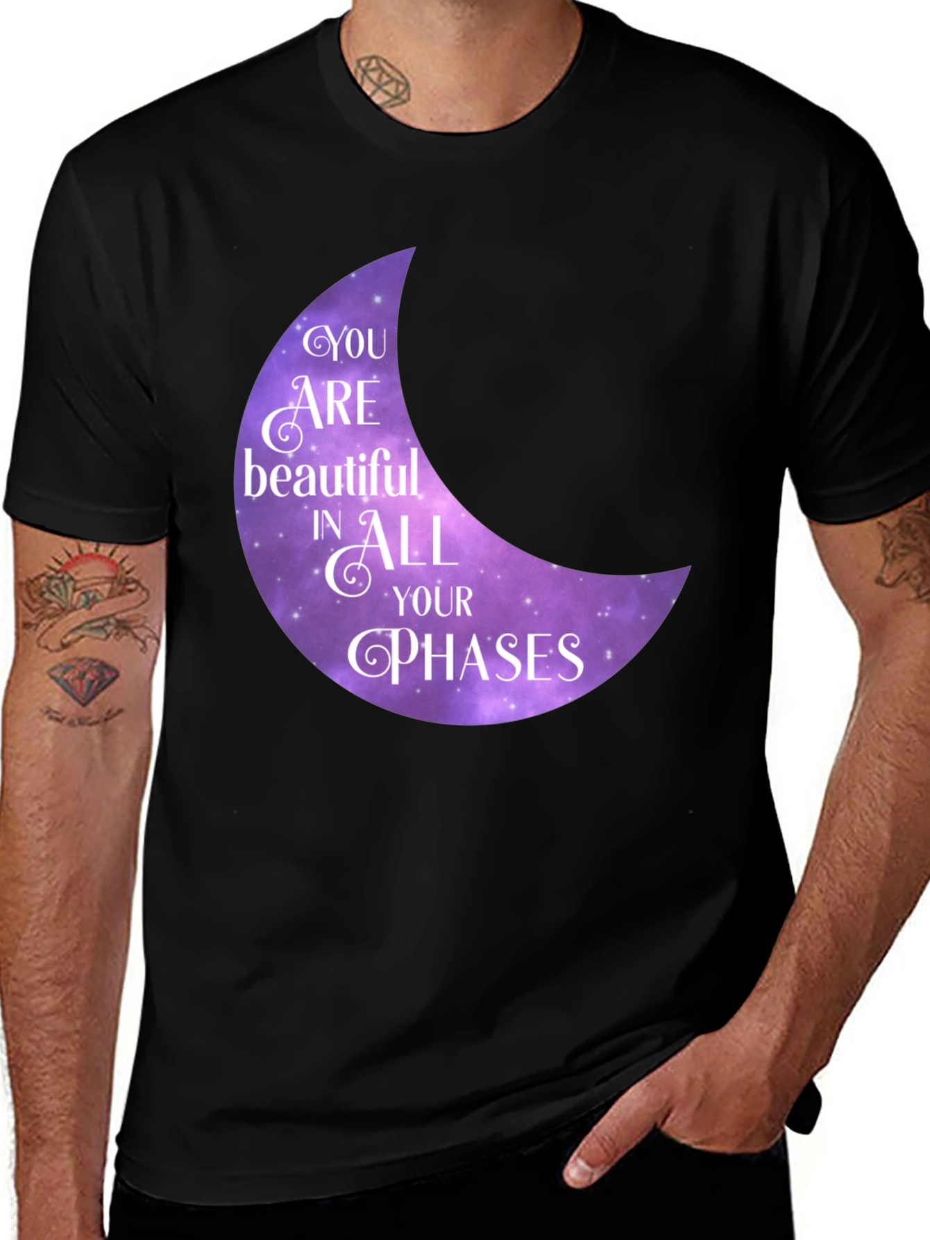 Variant 26 of You Are Beautiful in All Your Phases T-Shirt
