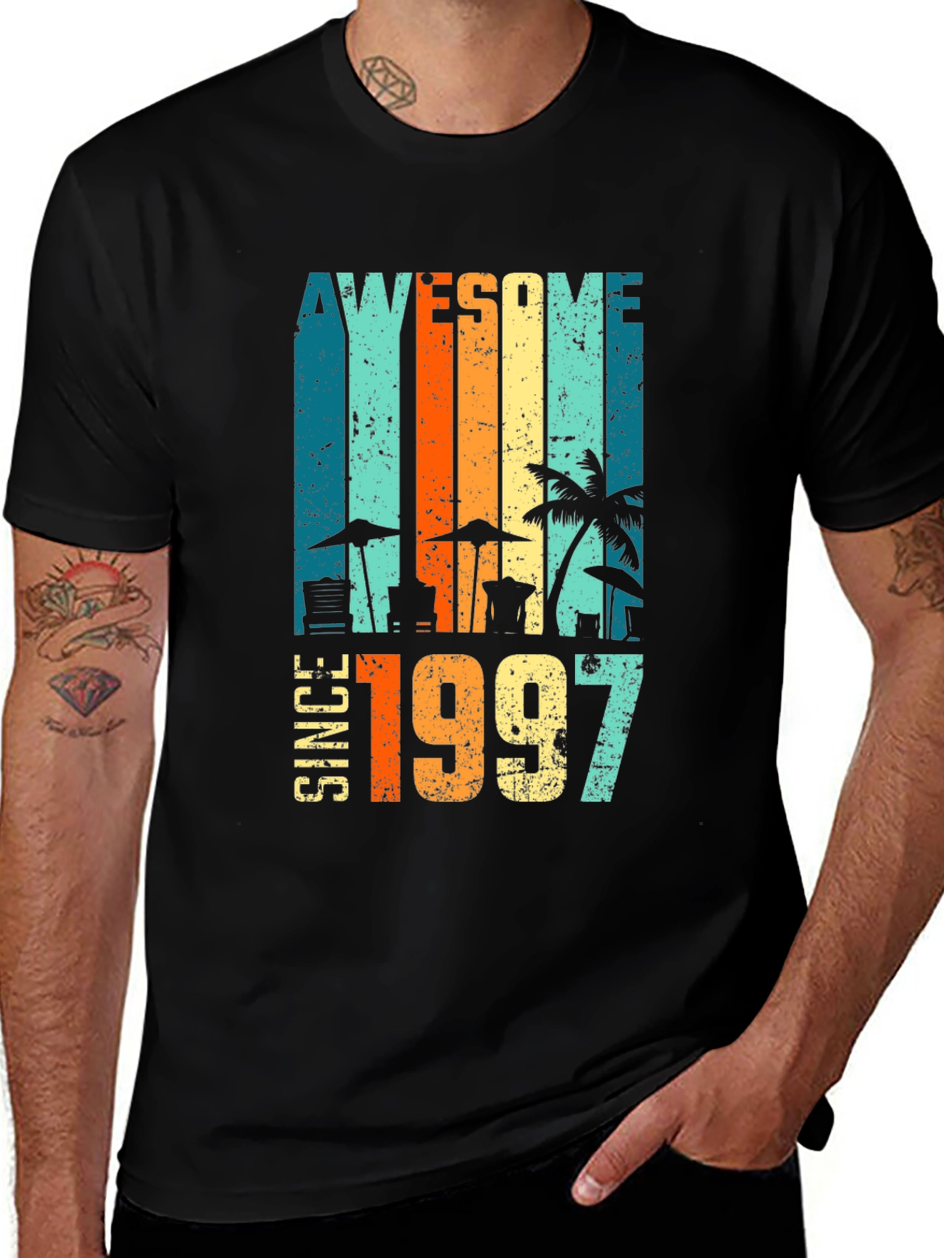 Variant 2 of Awesome Since 1997 Beach Graphic Tee