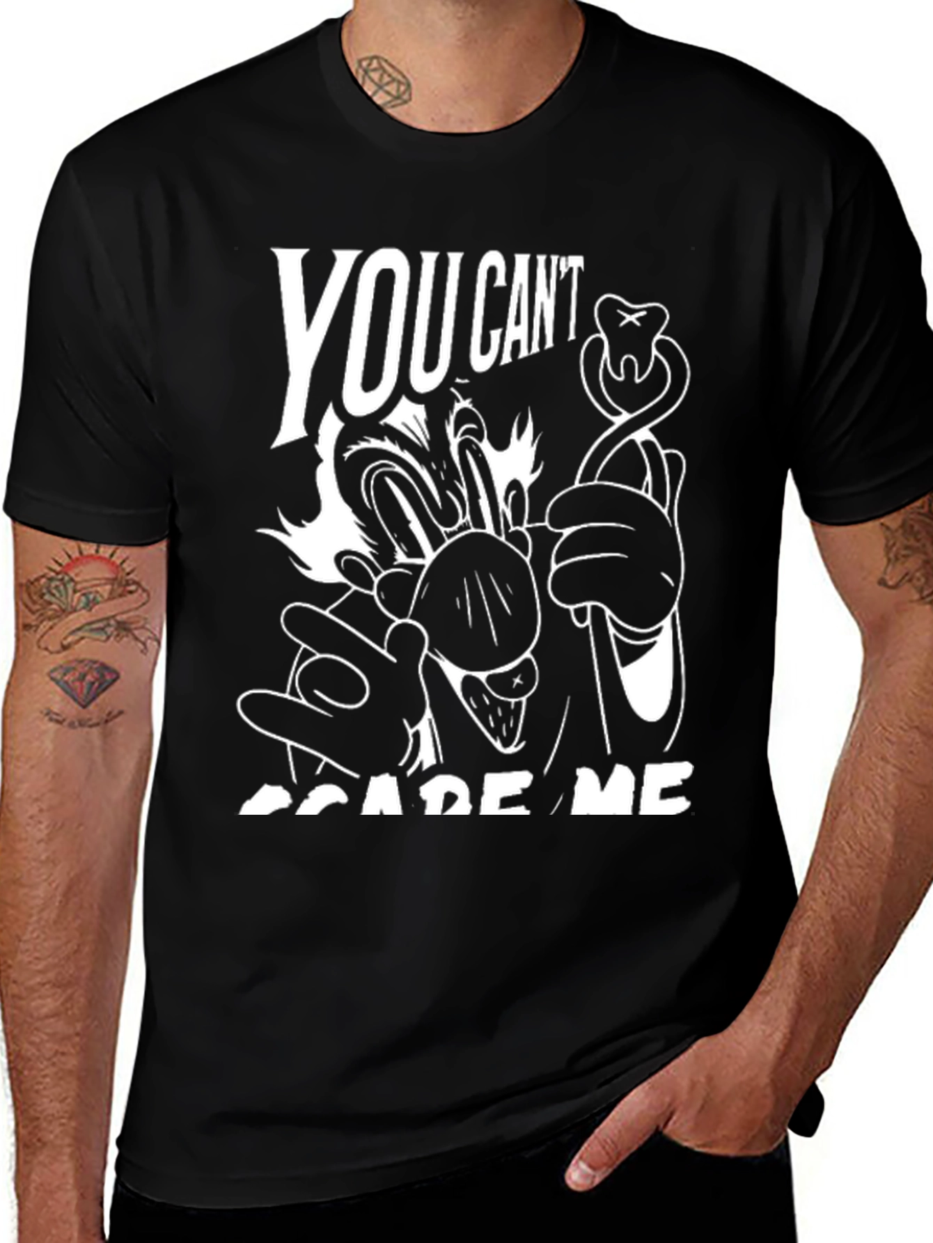 Variant 29 of You Can't Scare Me T-Shirt - Cartoon Dentist