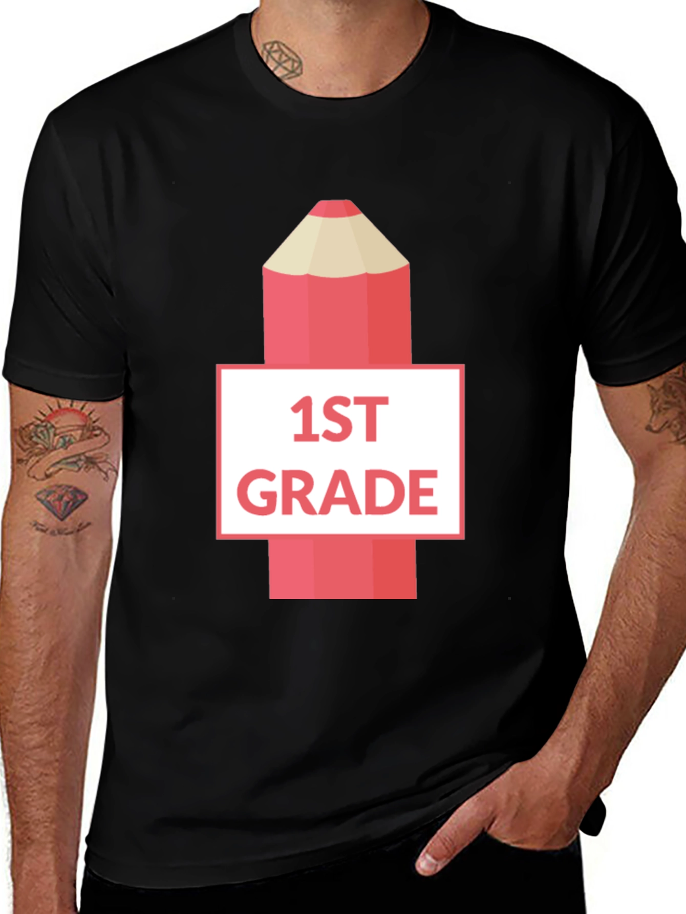 1st Grade Pencil Shirt - Back to School Tee
