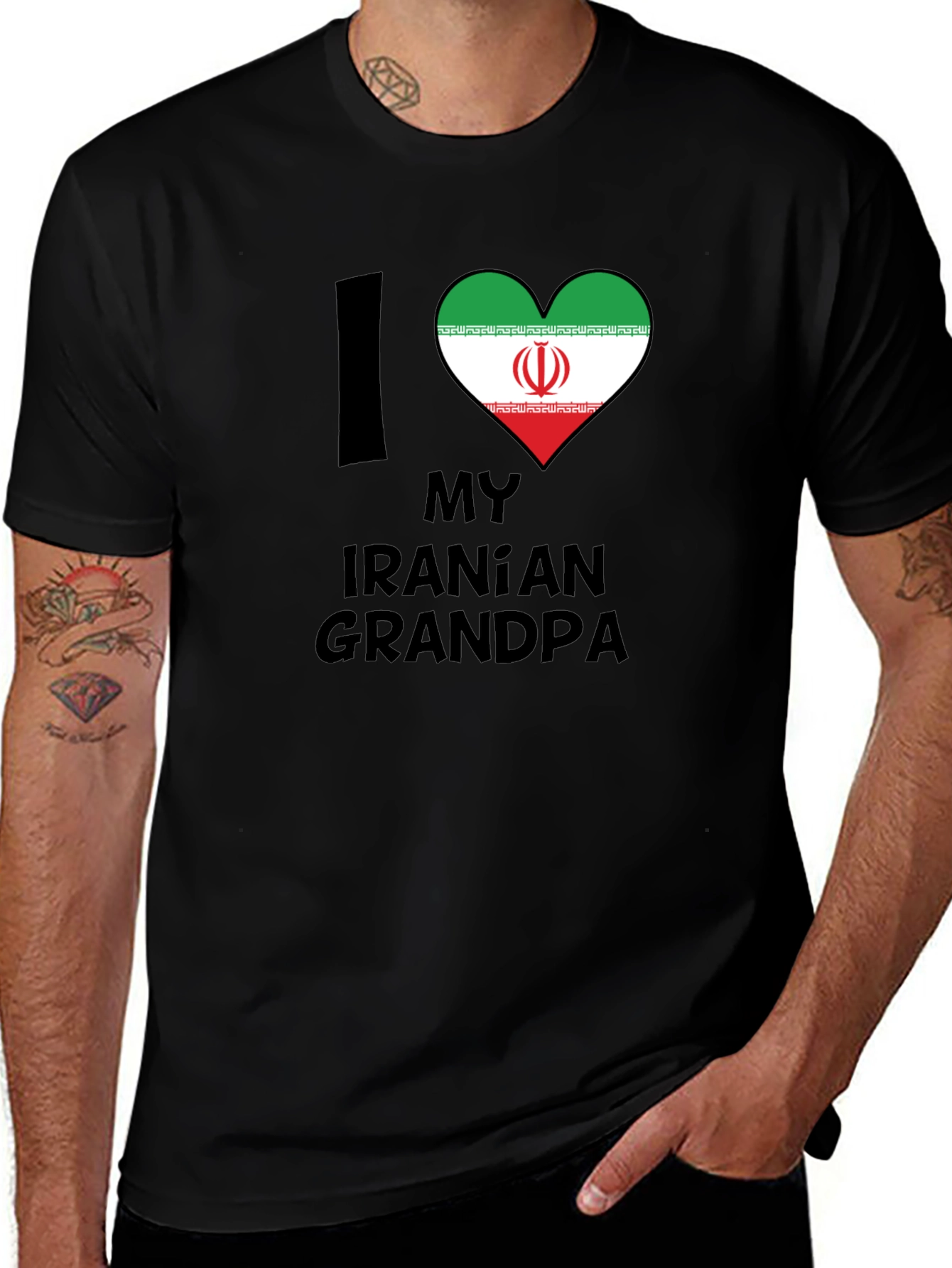 I Love My Iranian Grandpa T-Shirt