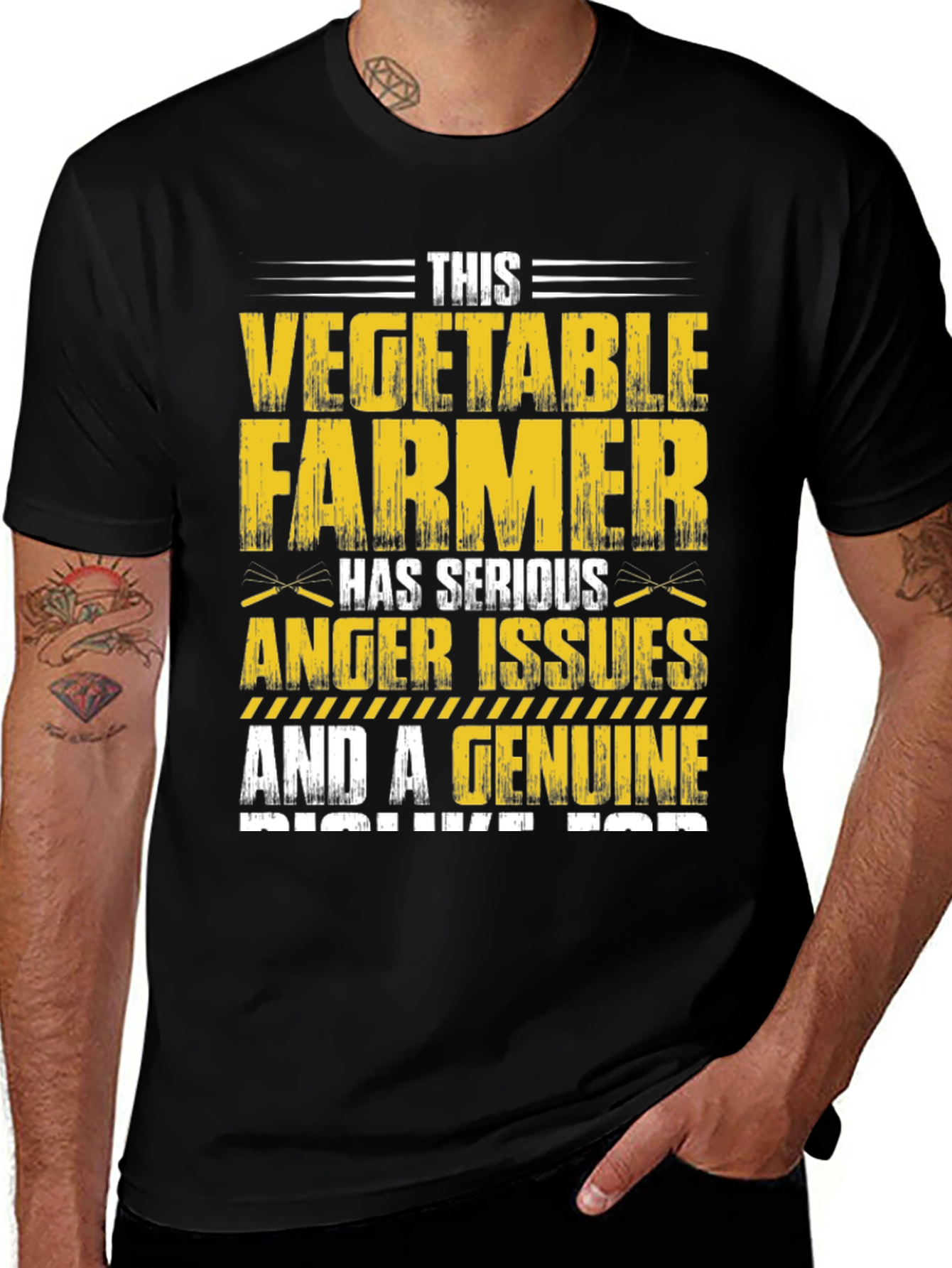 Variant 11 of Vegetable Farmer T-Shirt - Serious Anger Issues Graphic Tee