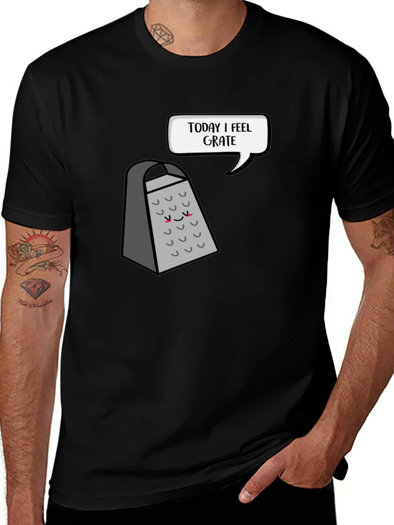 Variant 27 of Funny Grater T-Shirt: Today I Feel Grate