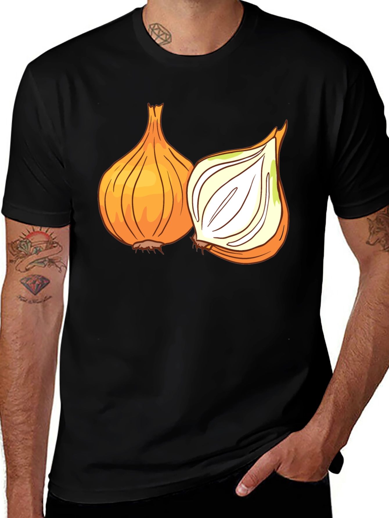 Variant 25 of Onion Graphic Tee - Fresh Vegetable Humor Shirt