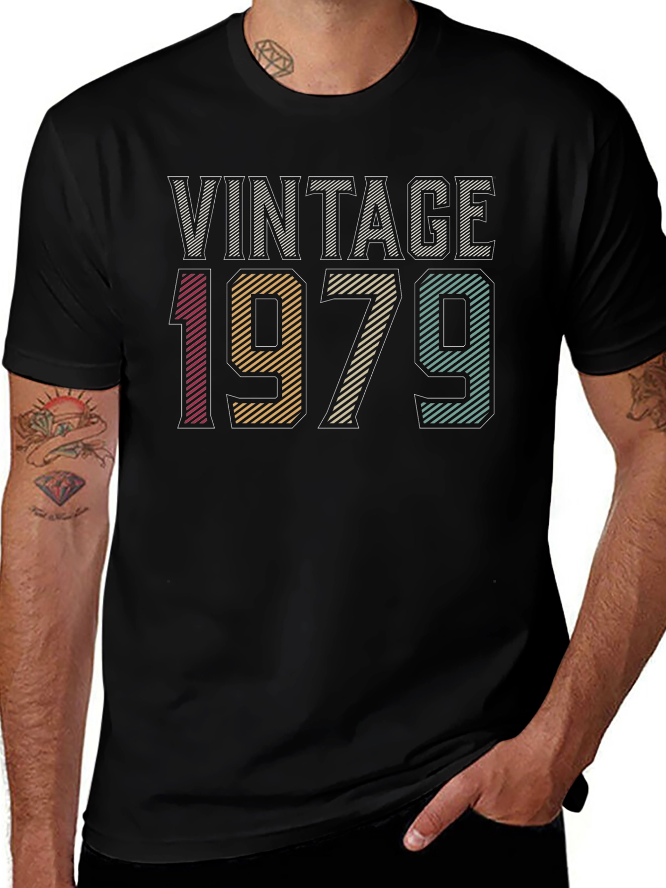 Variant 13 of Vintage 1979 Graphic T-Shirt - Birthday Gift Idea