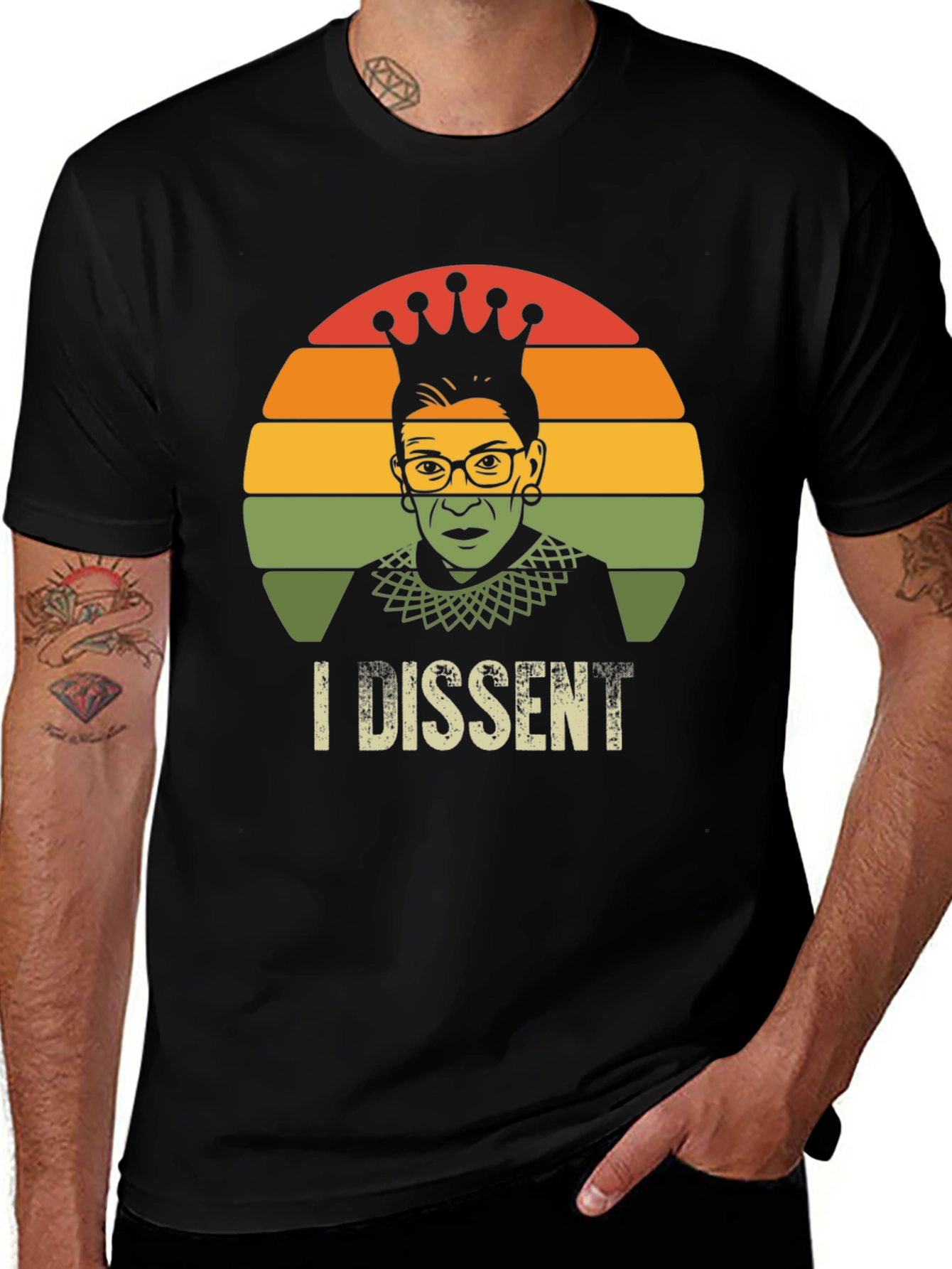 I Dissent RBG T-Shirt - Retro Style