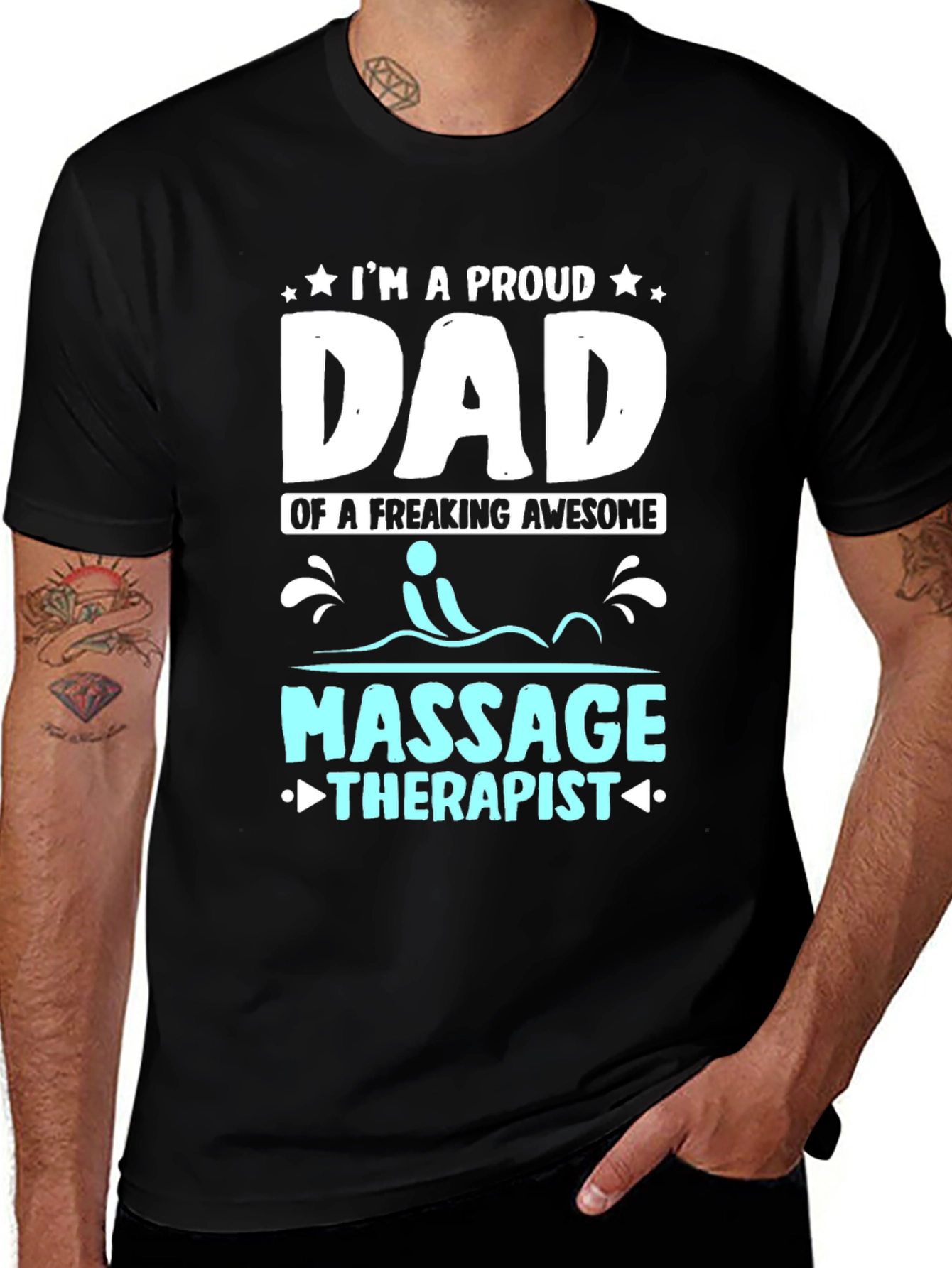Proud Dad of a Massage Therapist T-Shirt