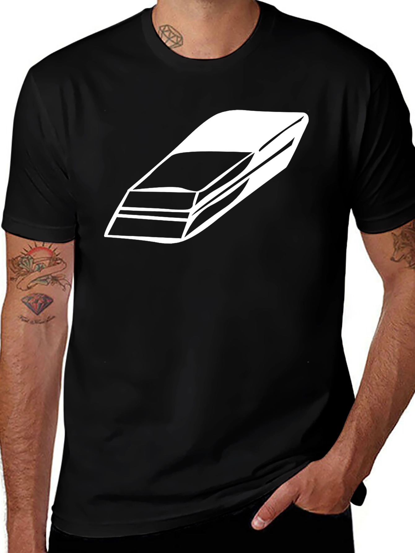 Variant 17 of Eraser Graphic T-Shirt - Back to School Style