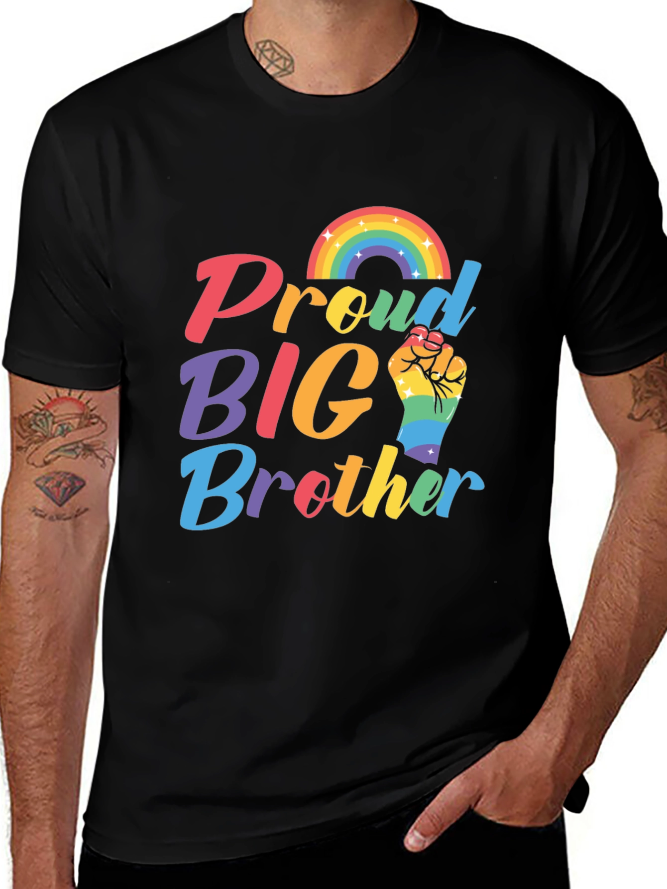 Proud BIG Brother LGBTQ+ T-Shirt
