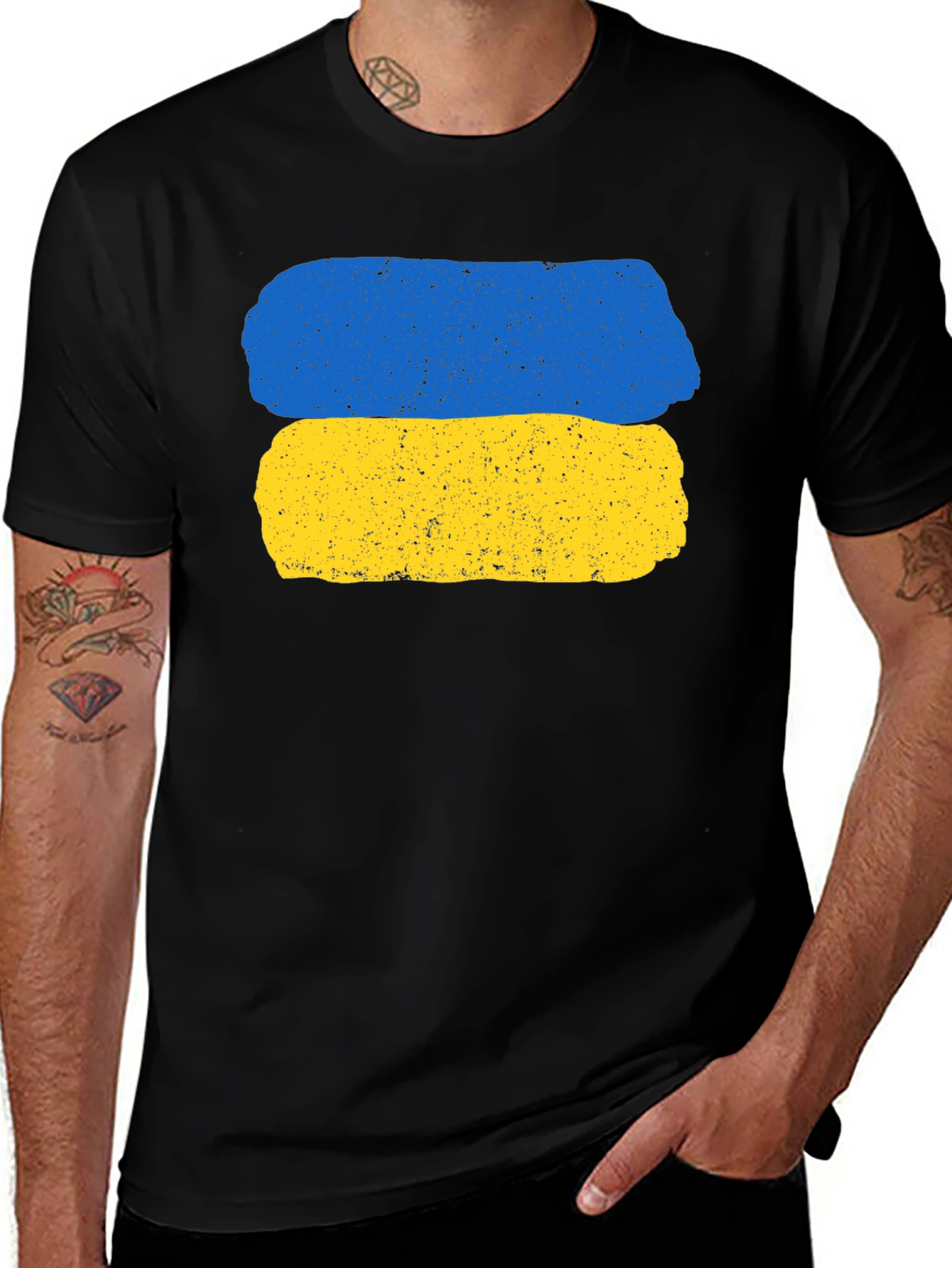 Ukraine Flag T-Shirt - Stand with Ukraine