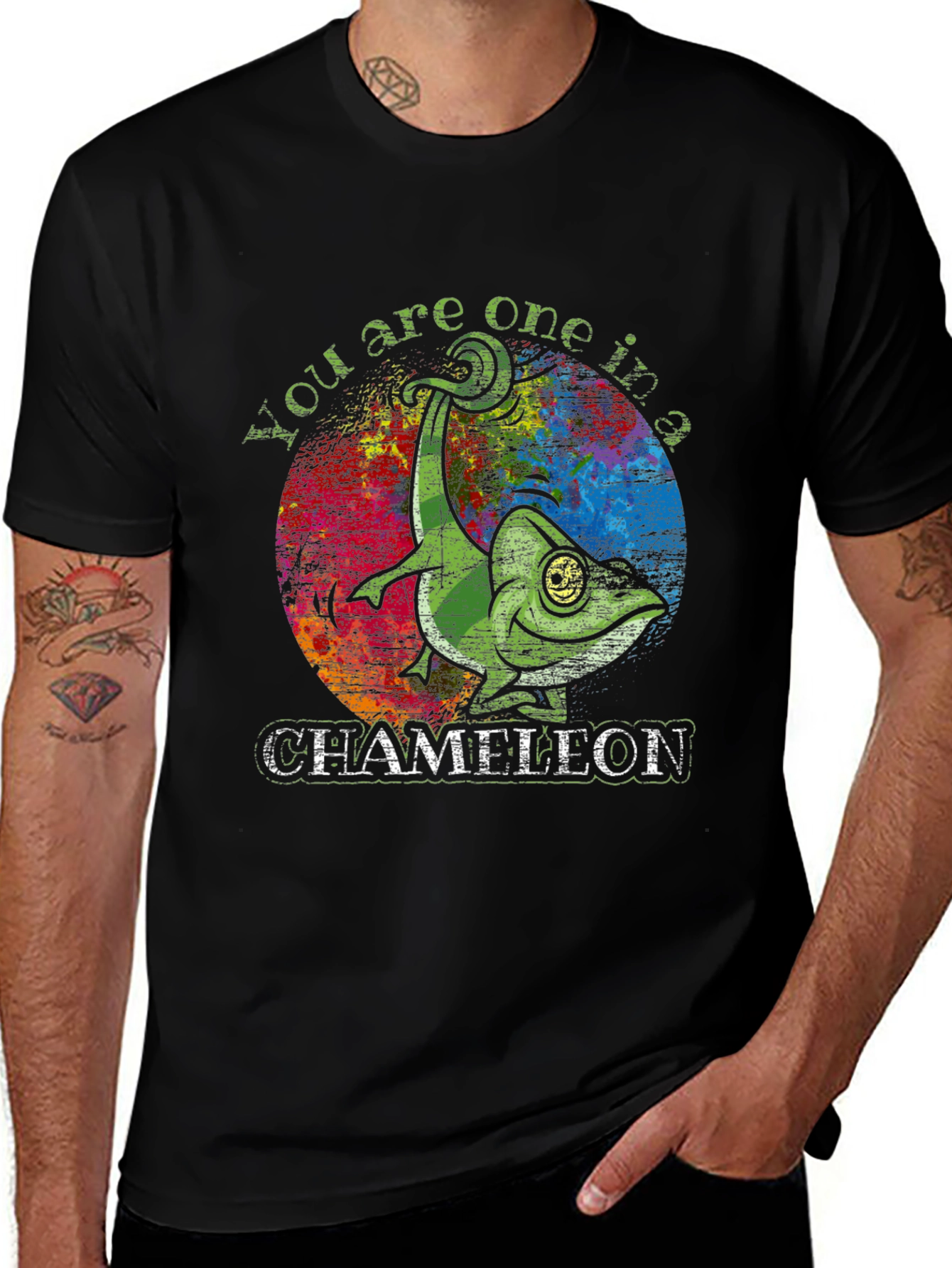 Variant 3 of You Are One in a Chameleon T-Shirt