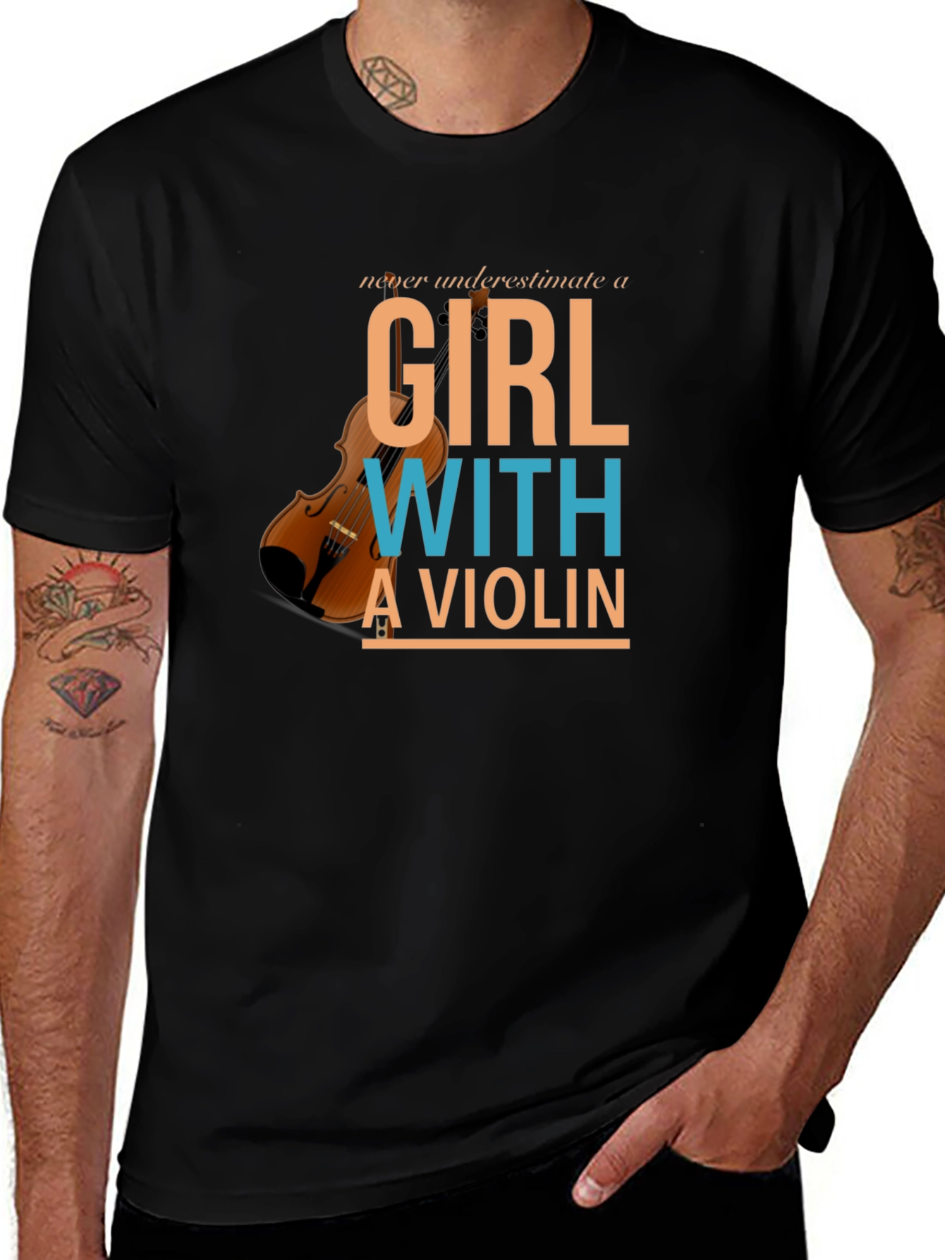 Variant 18 of Violin Girl T-Shirt - Musician Gift