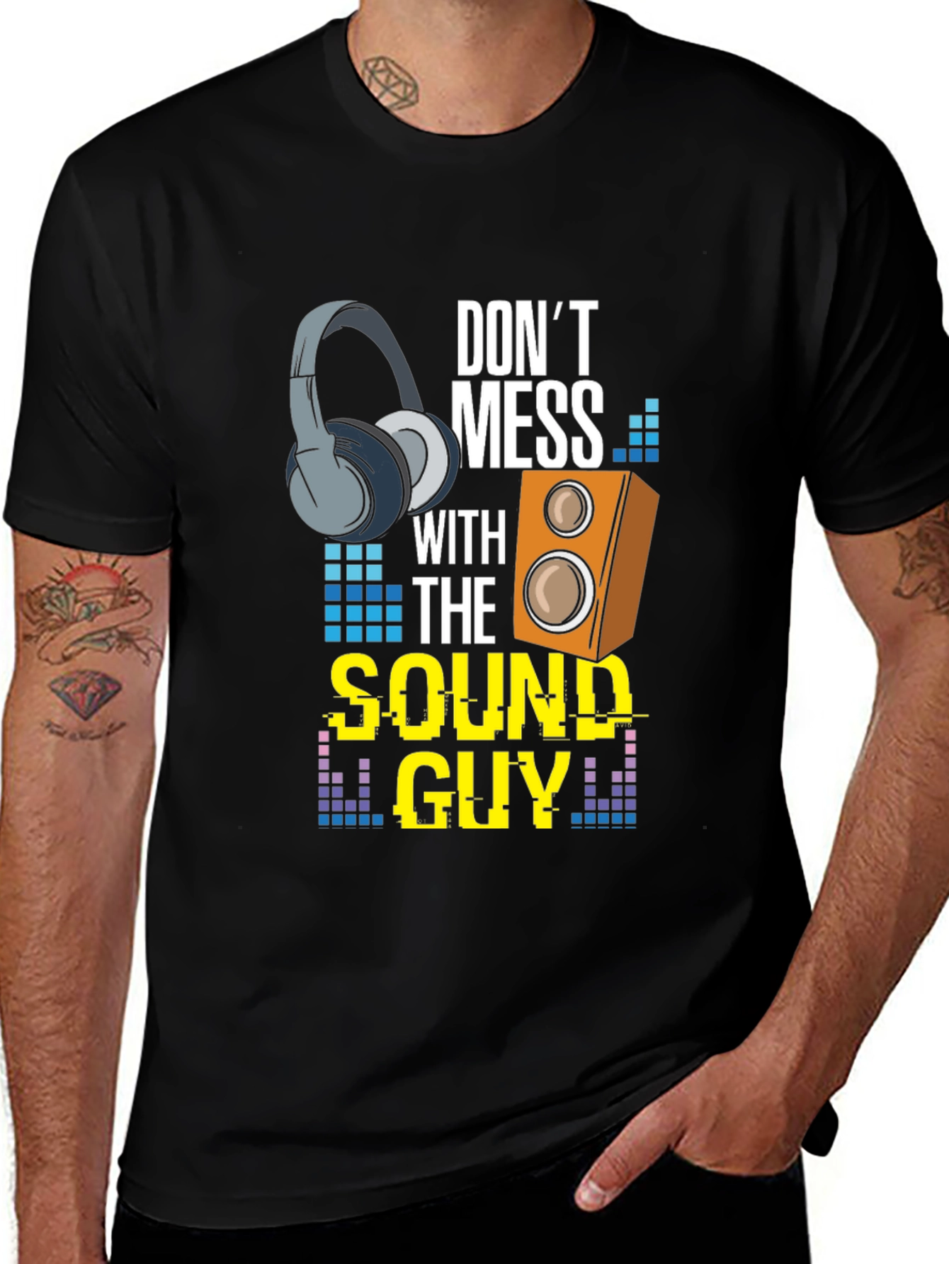 Variant 6 of Don't Mess With The Sound Guy Graphic Tee