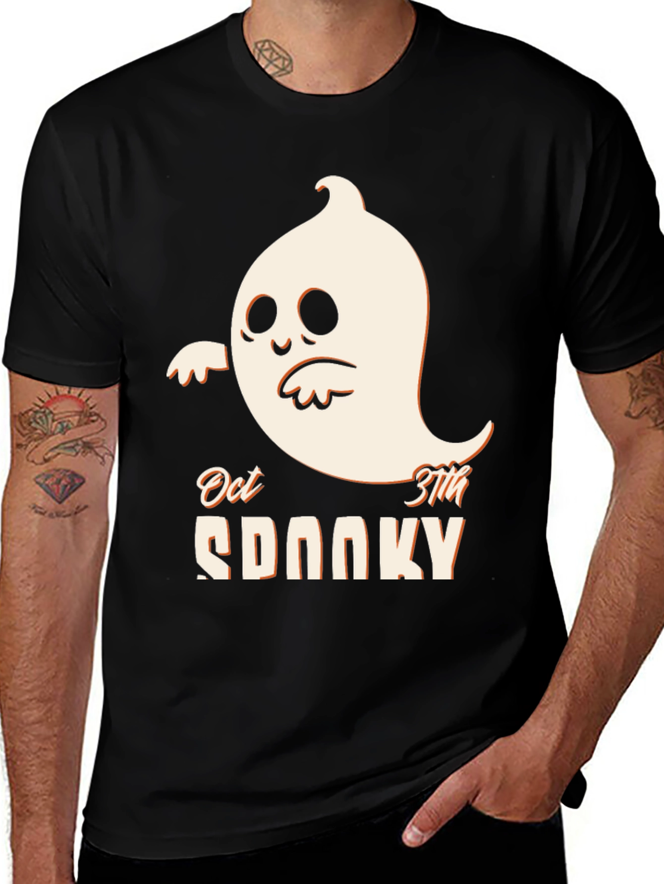 Variant 9 of Spooky Season Halloween Ghost T-Shirt