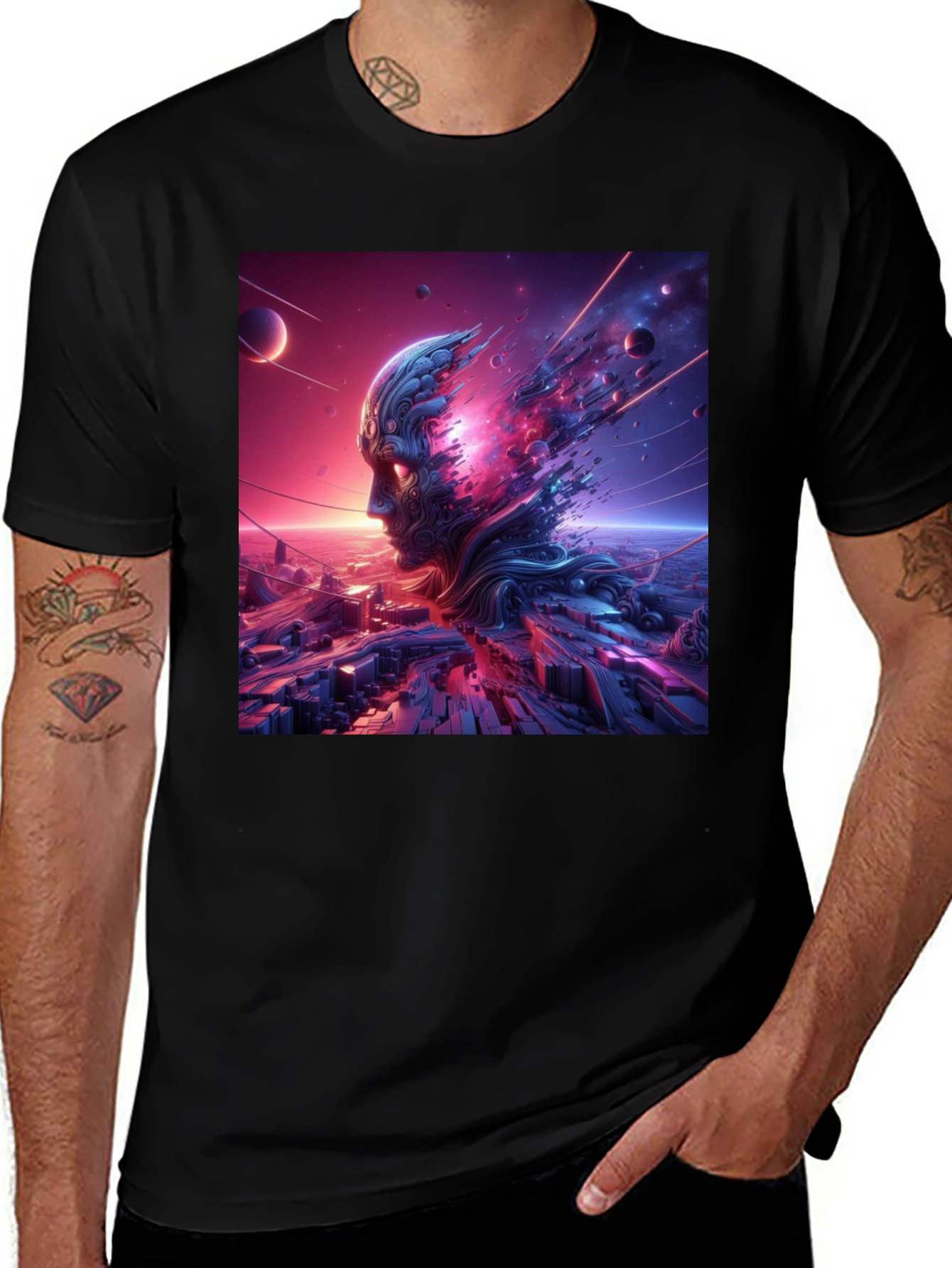 Variant 9 of Cosmic Mind T-Shirt - Galactic Design