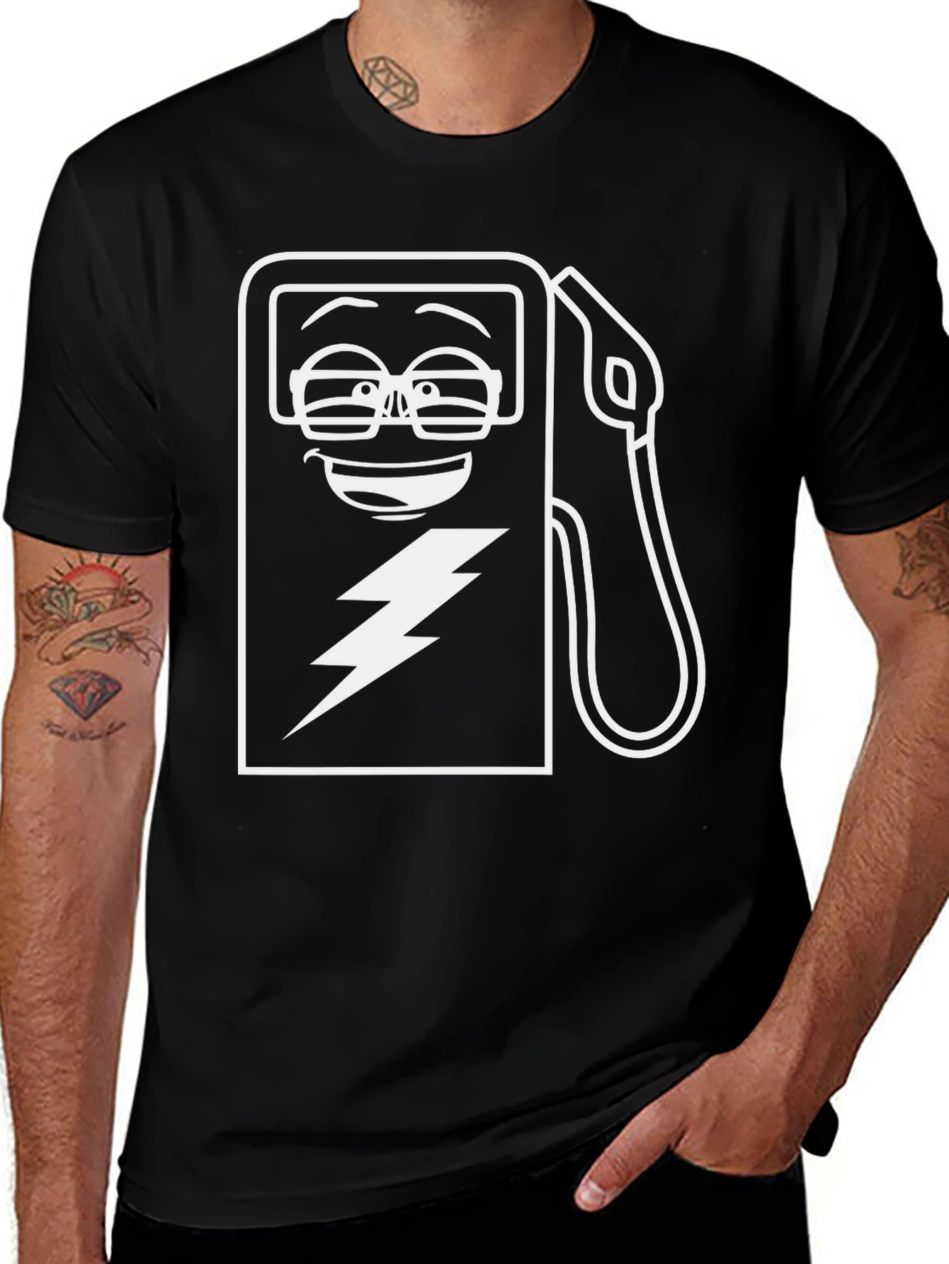 Funny Electric Vehicle Charging Station T-Shirt