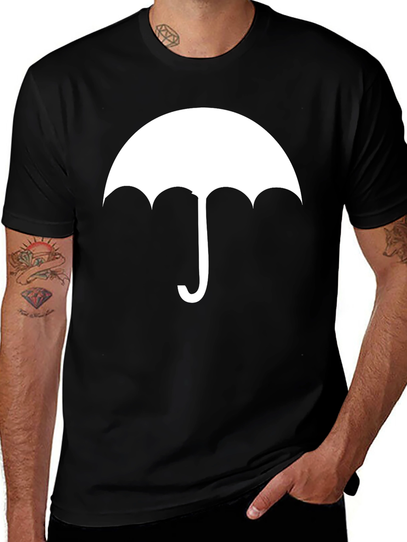 Umbrella Academy Inspired Graphic Tee - Black