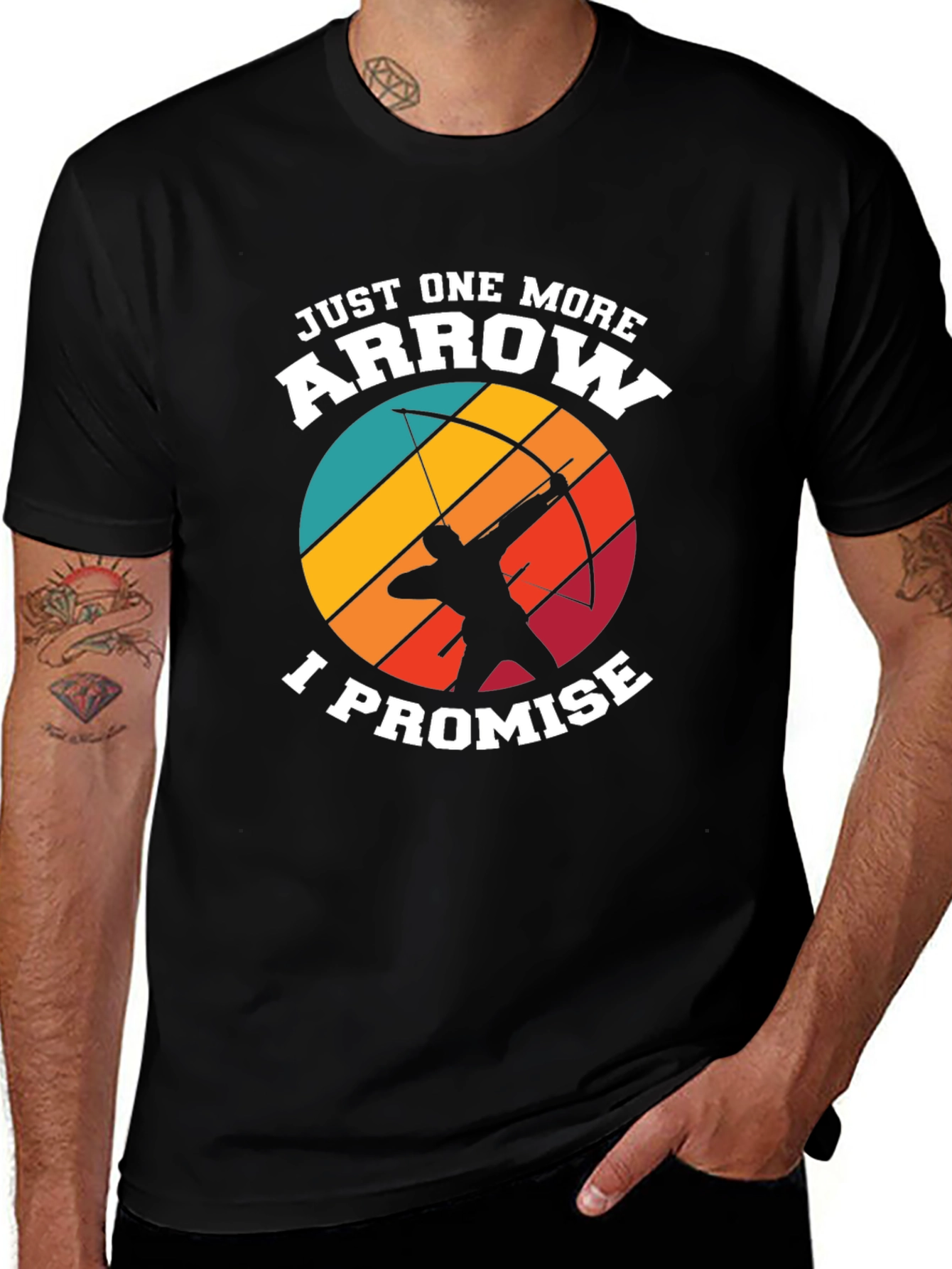 Variant 18 of Archery T-Shirt - Just One More Arrow Tee