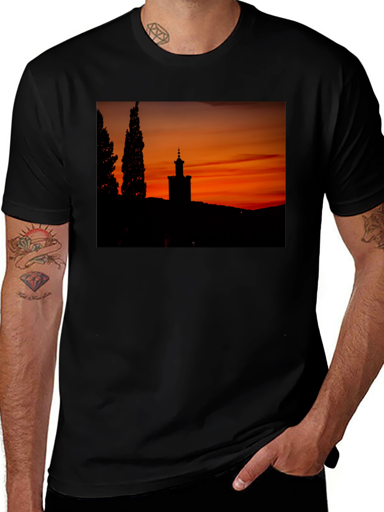Variant 7 of Silhouette Sunset T-Shirt