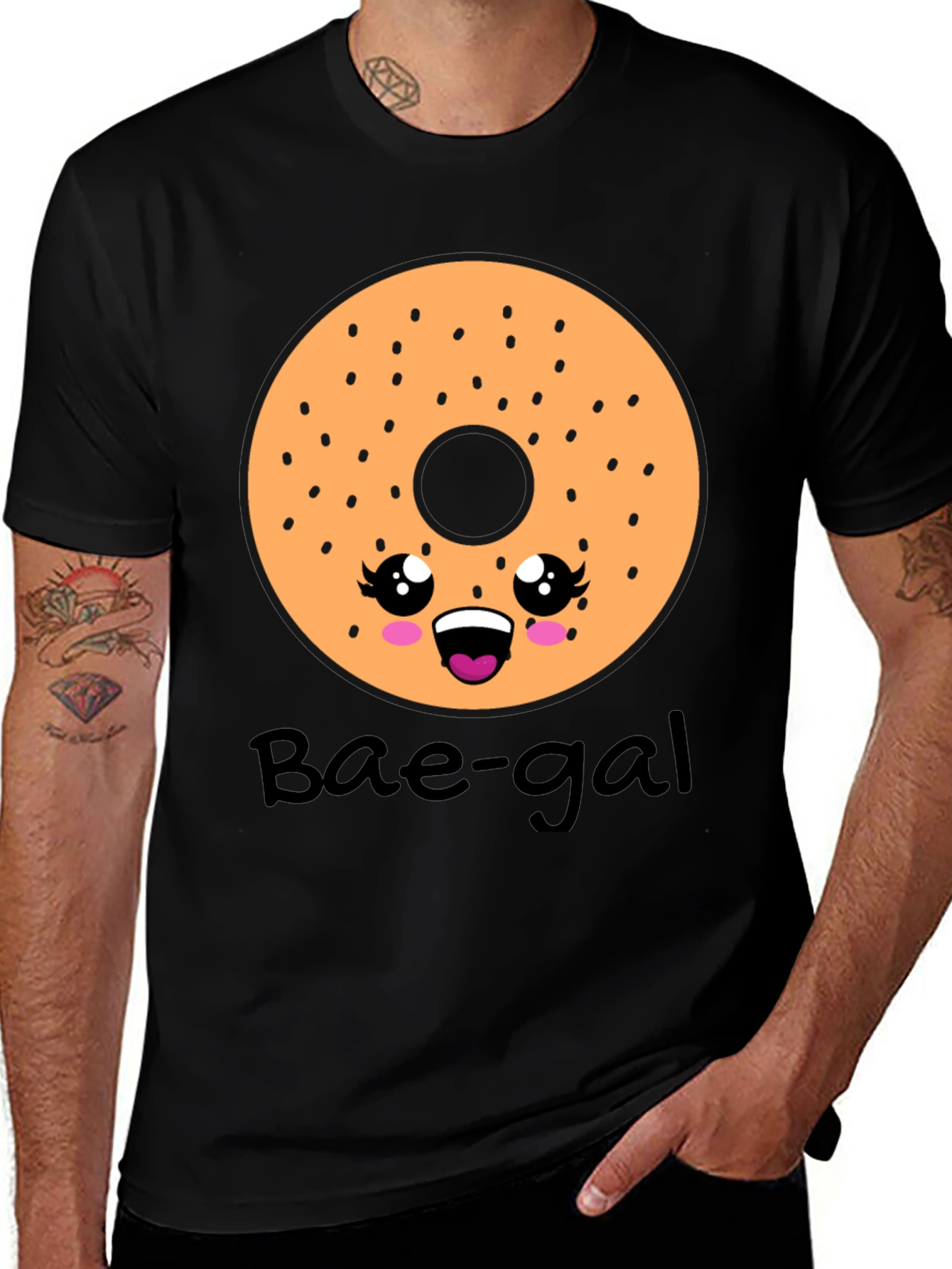 Variant 27 of Bae-Gal Kawaii Bagel Graphic Tee