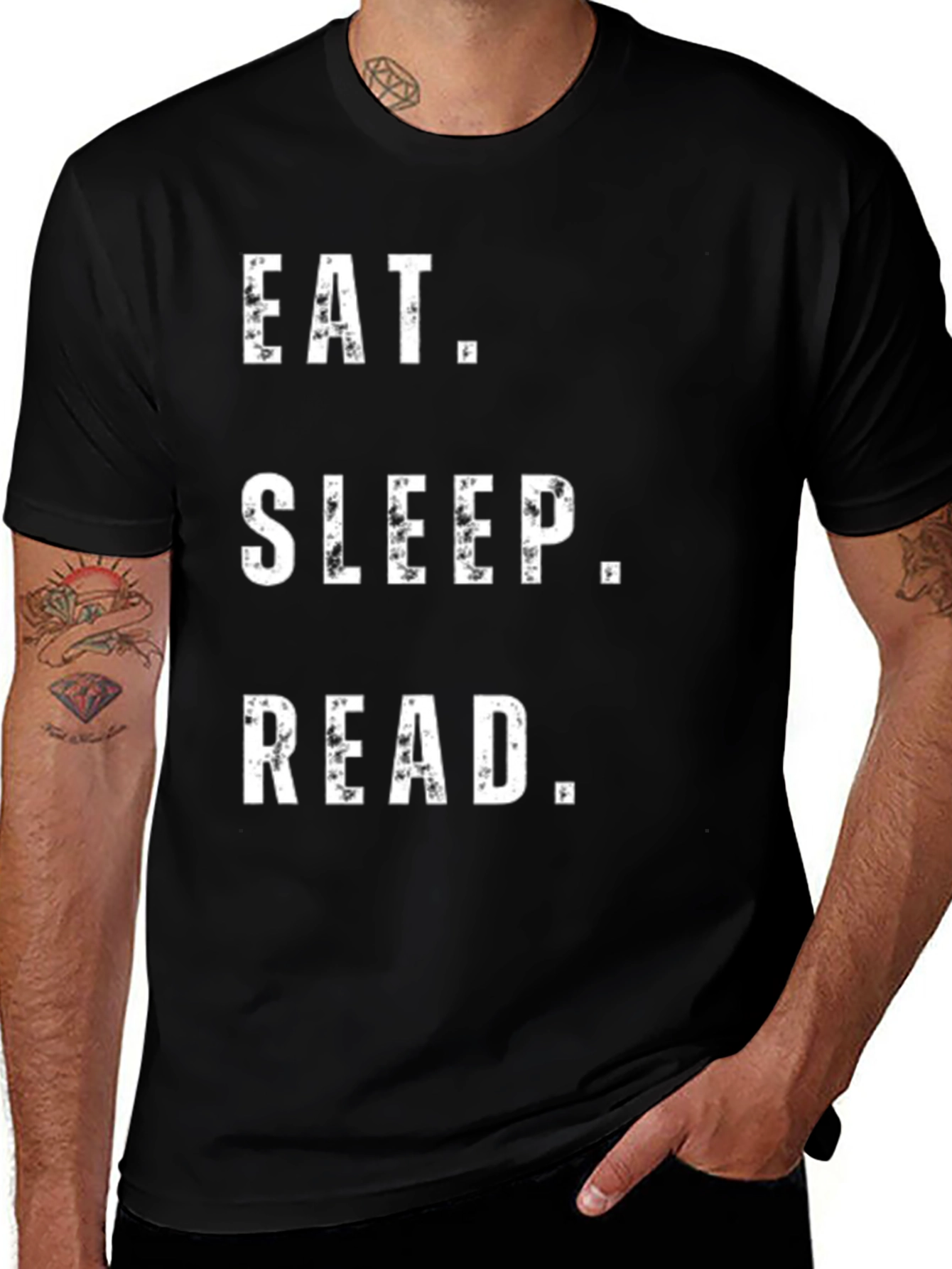 Variant 12 of Eat Sleep Read T-Shirt - Book Lover Tee