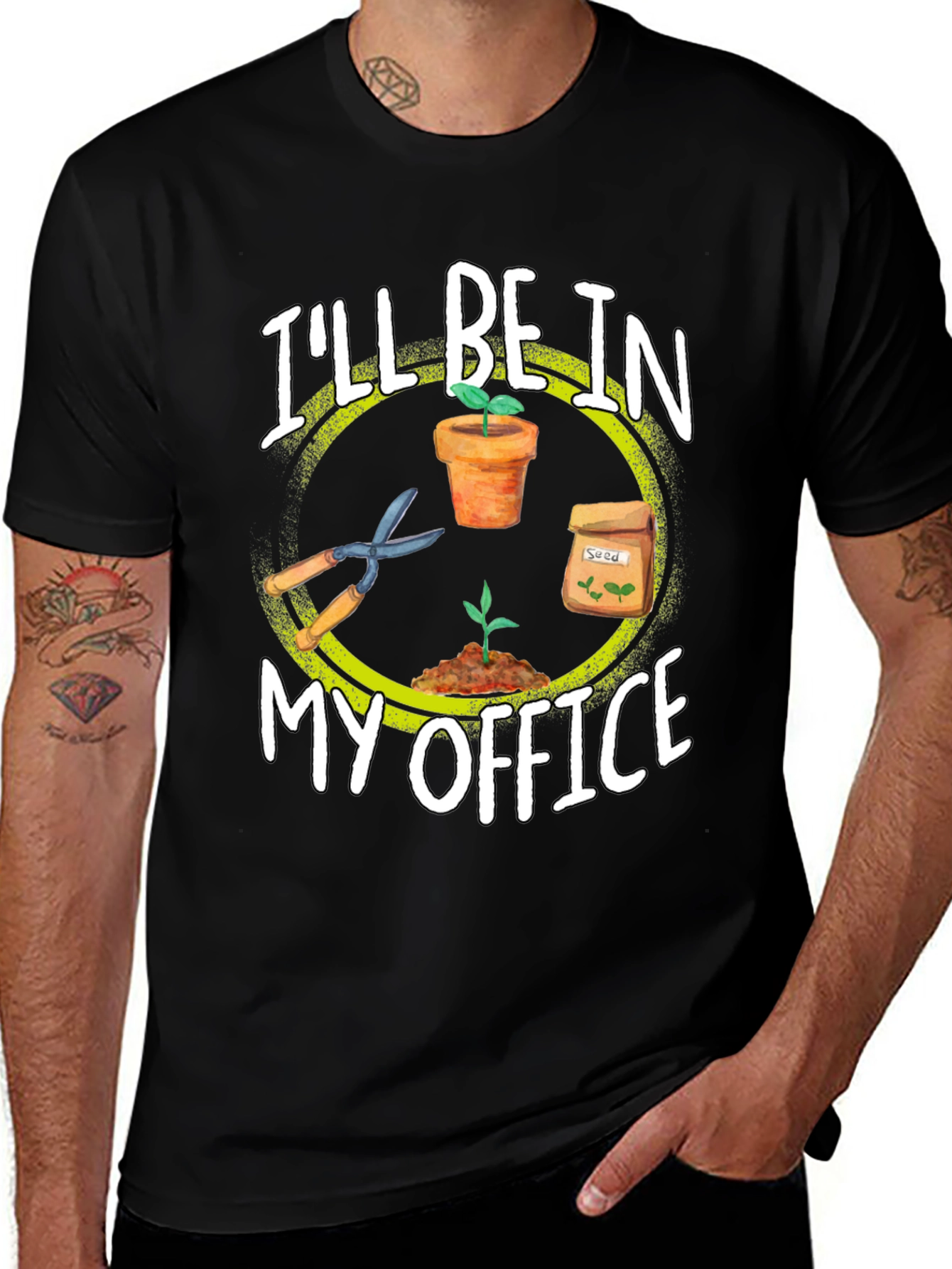 Variant 23 of Gardener's Office T-Shirt - Plant Lover Tee