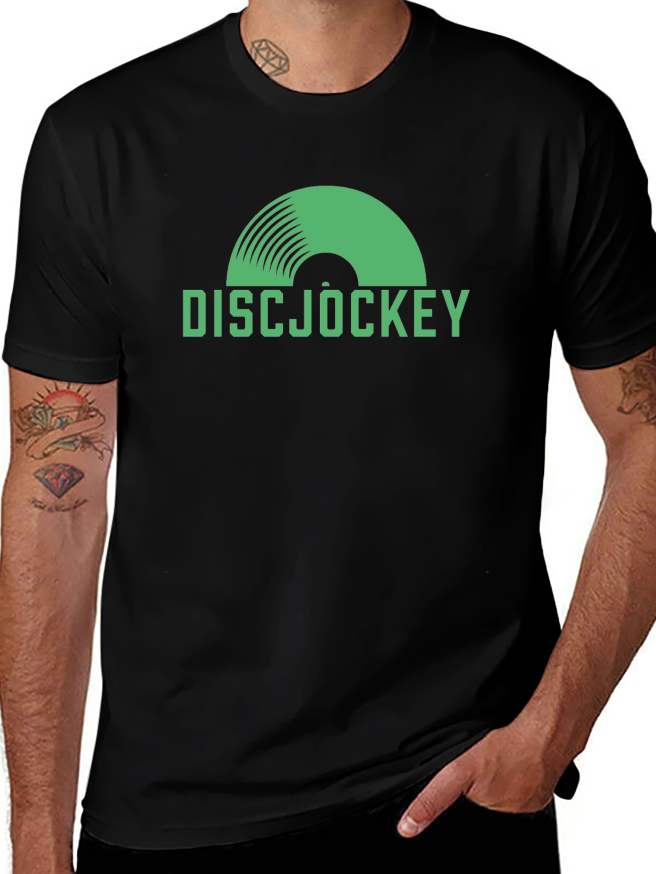 Disc Jockey Graphic Tee - Music Lover T-Shirt