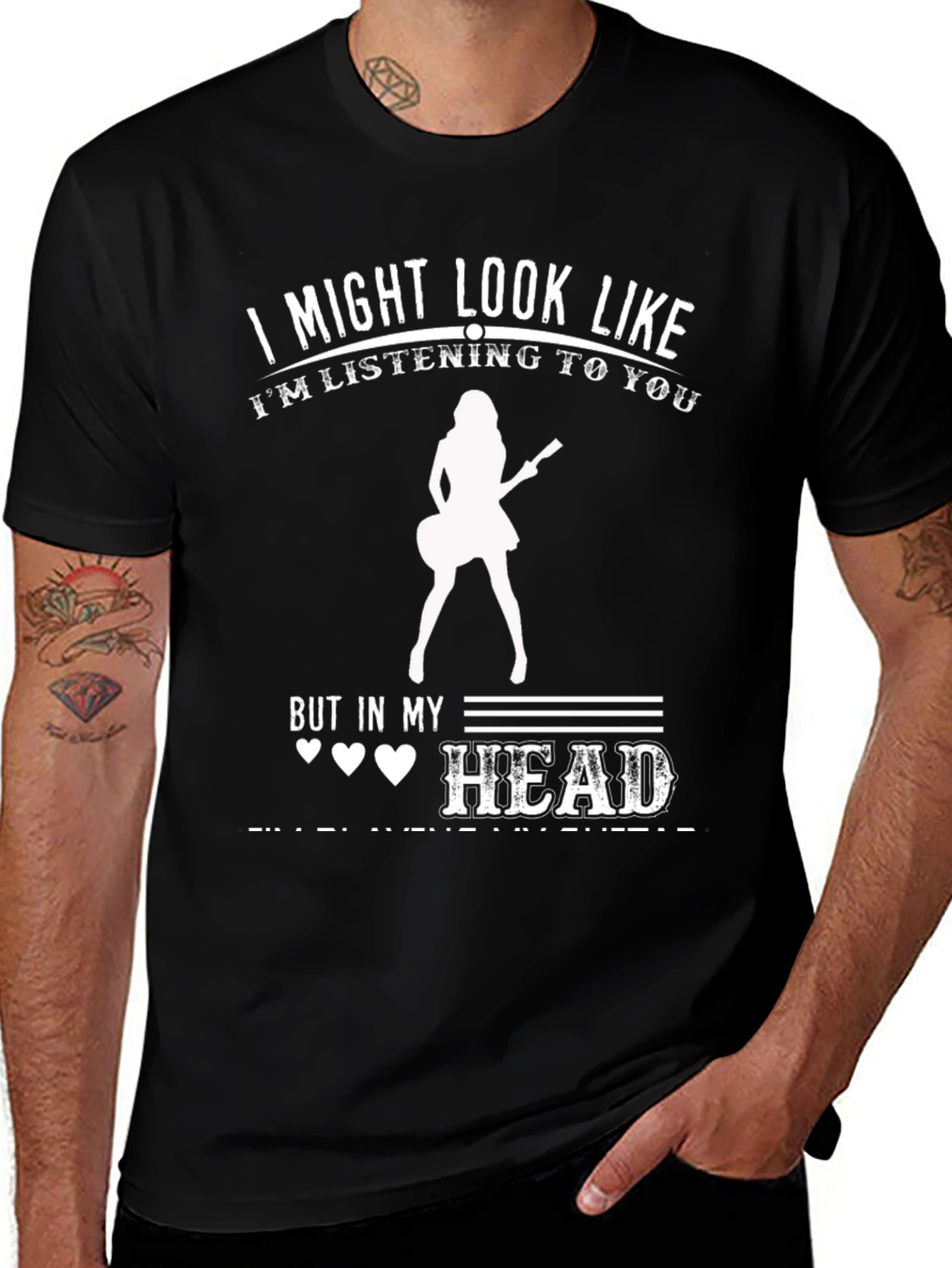 Variant 15 of I Might Look Like I'm Listening Graphic T-Shirt