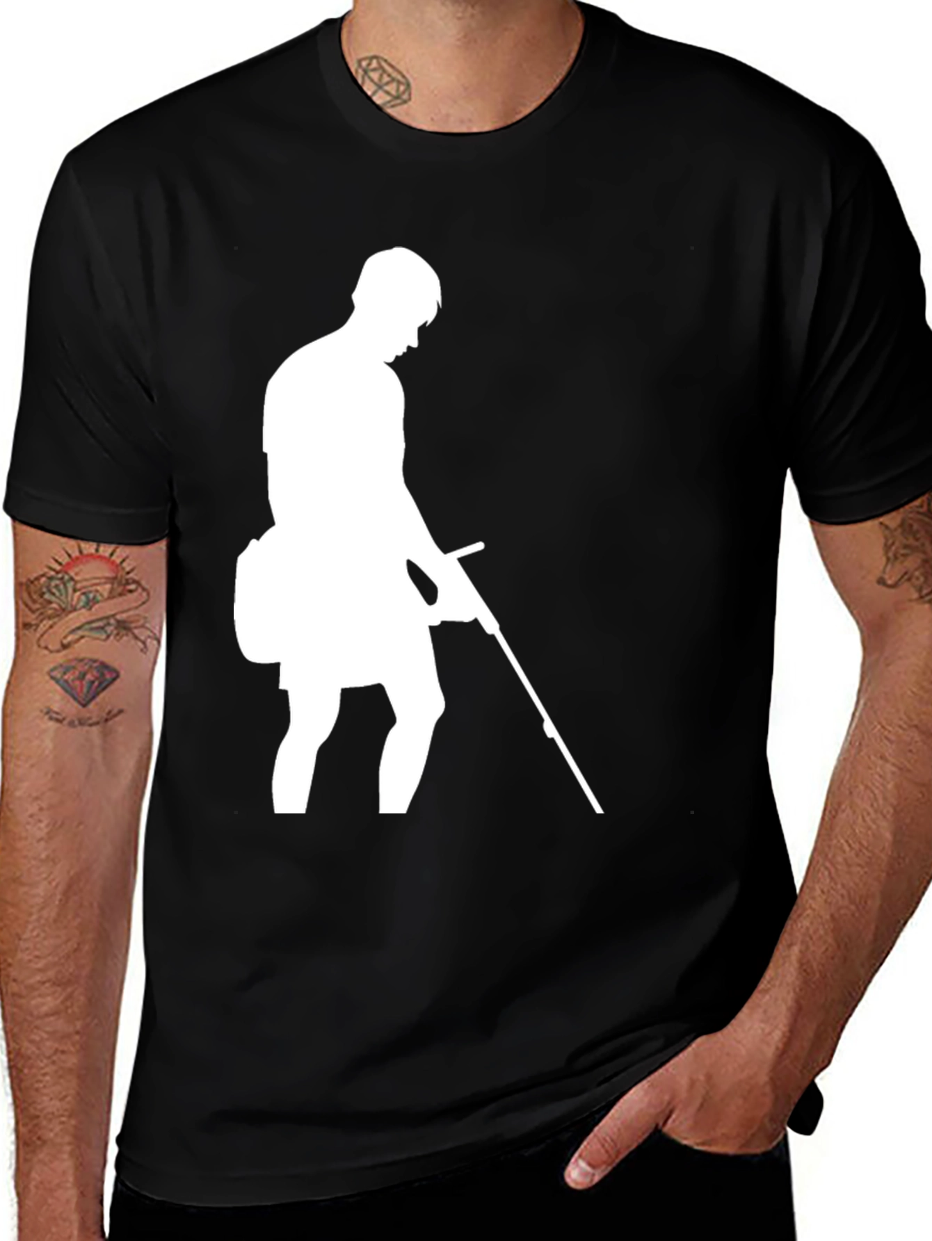 Variant 20 of Silhouette T-Shirt - Black