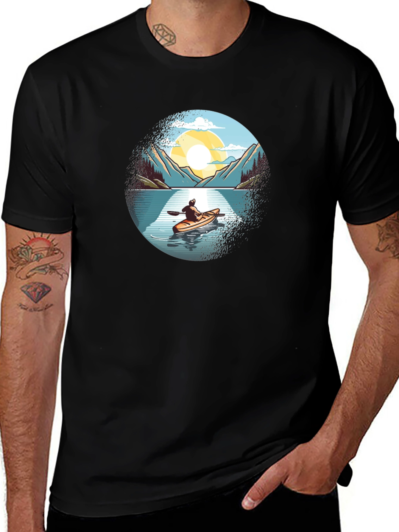 Variant 10 of Kayaking Adventure Graphic Tee