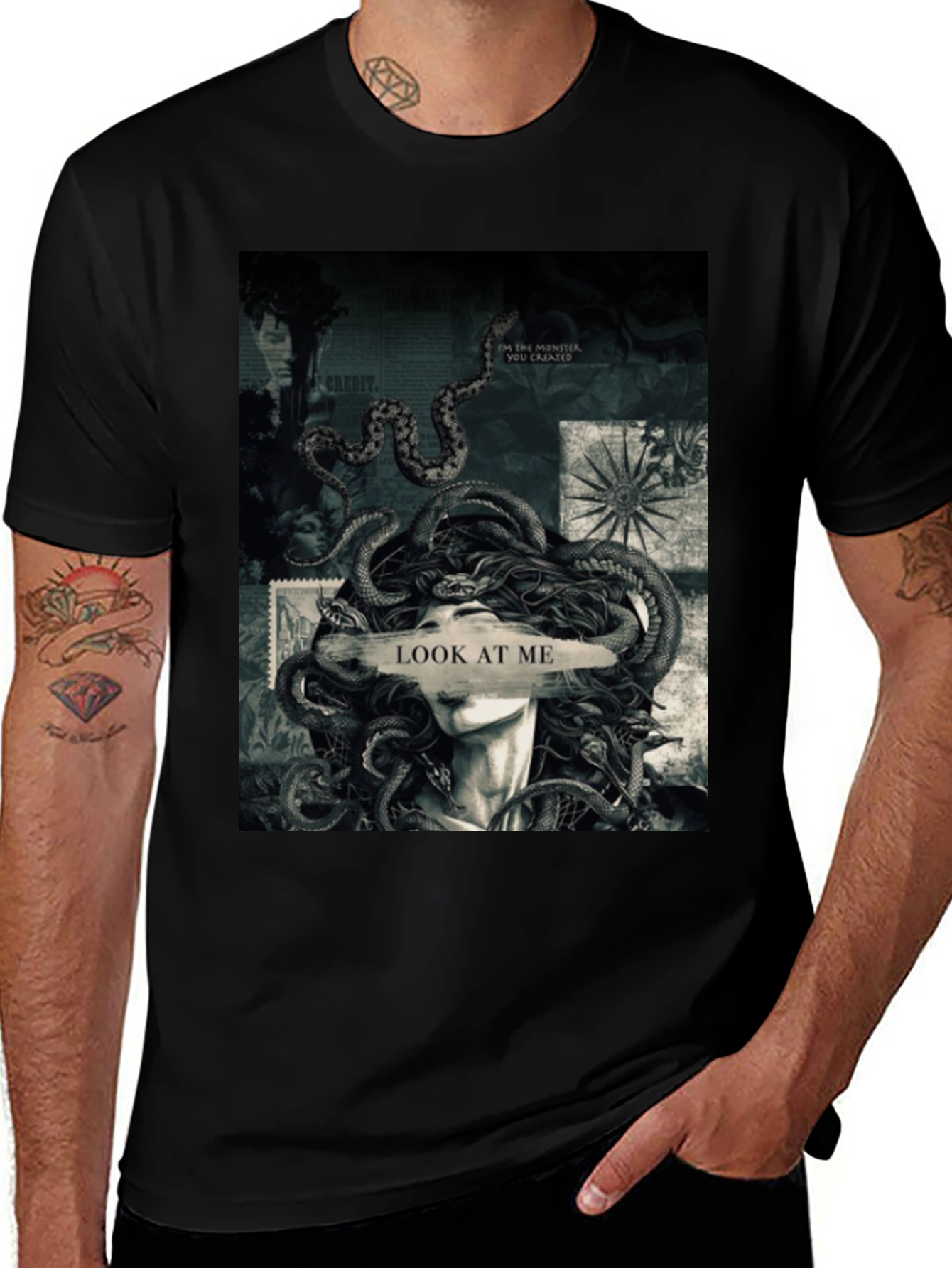 Variant 21 of Medusa Graphic Tee - Look At Me T-Shirt