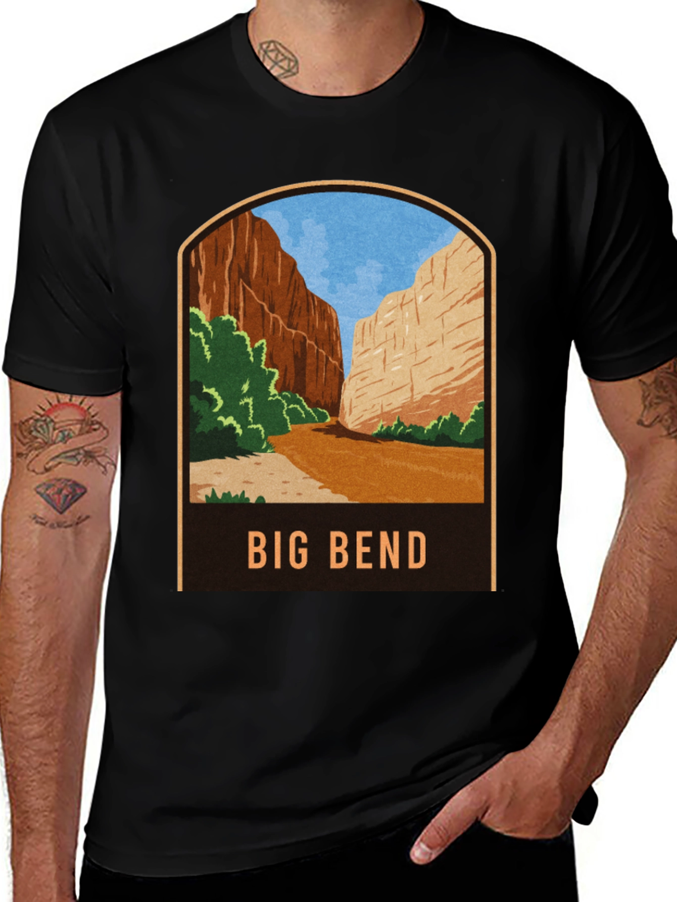 Big Bend National Park Graphic Tee - Black