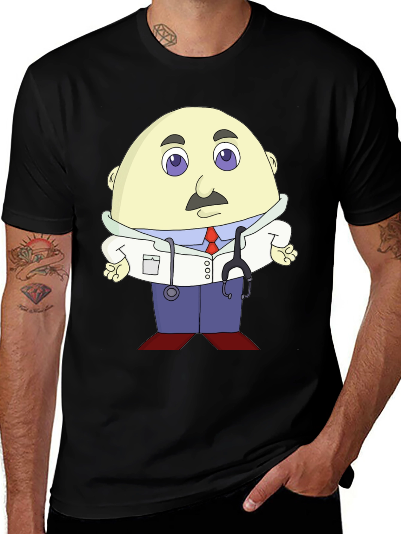 Variant 7 of Cartoon Doctor Graphic Tee
